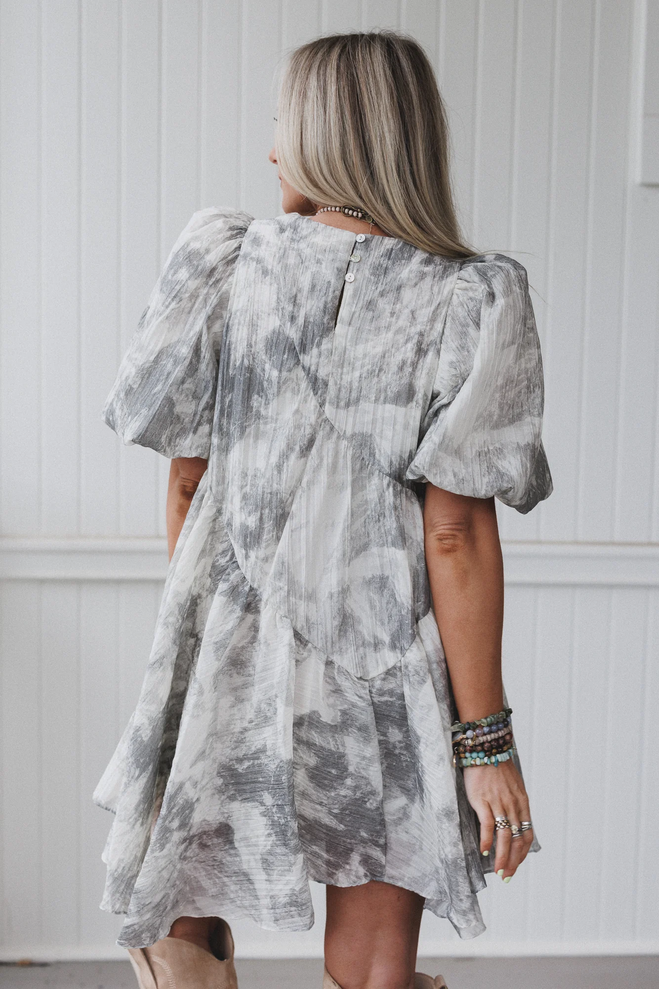 Dream Cloud Dress - Gray - Image 5