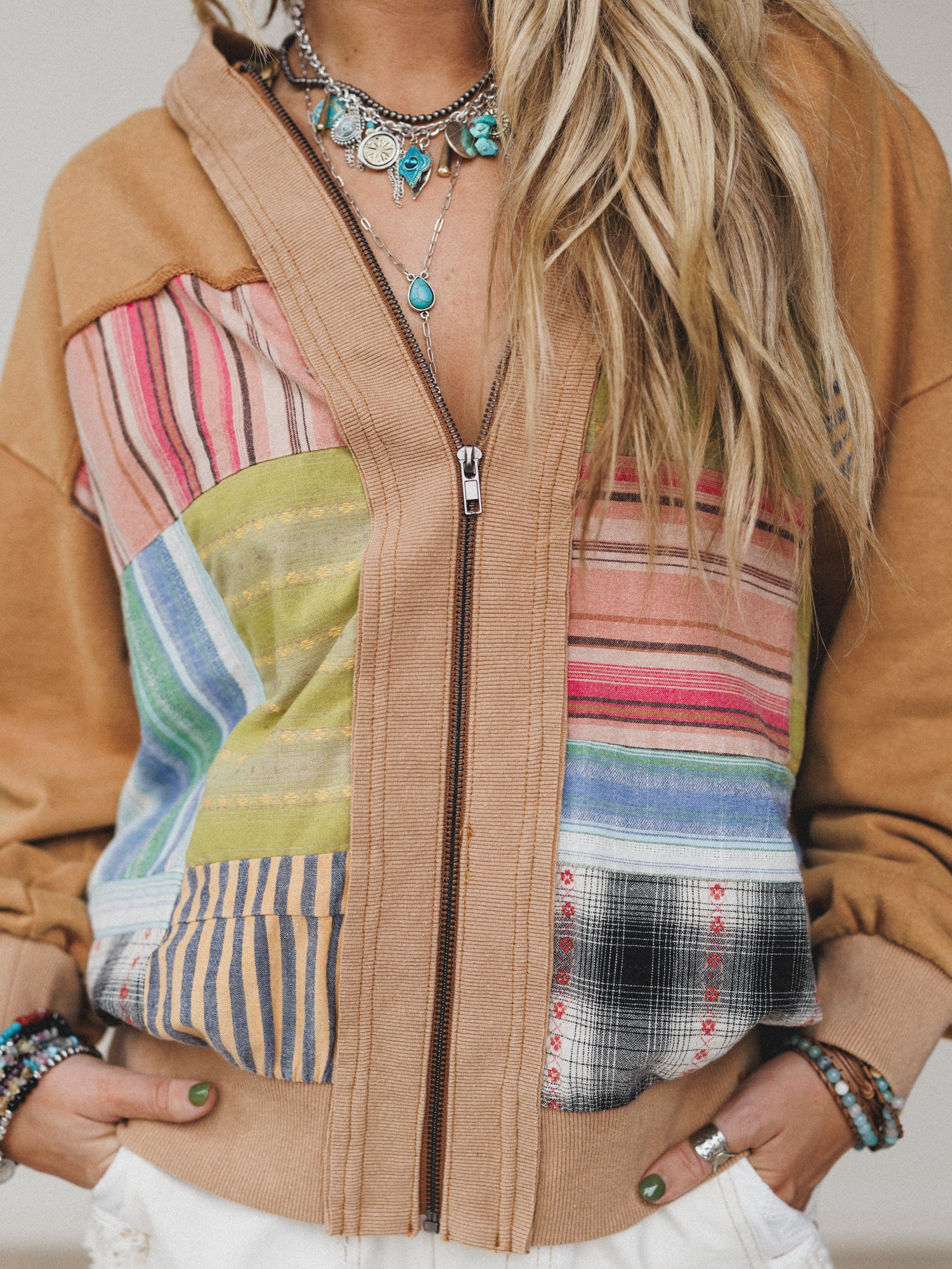 Dream In Thread Jacket - Camel - Image 4