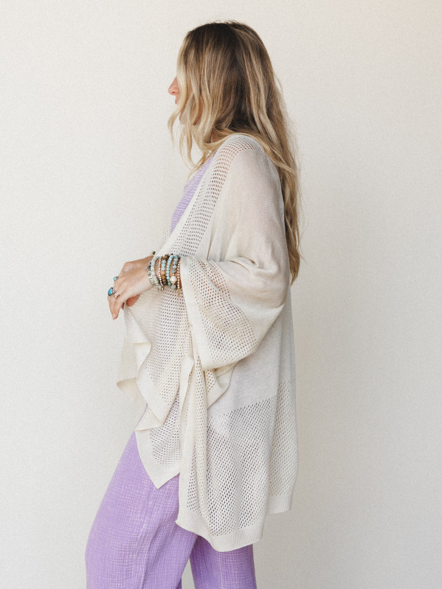 Dreamscape Kimono  - Oatmeal - Image 2