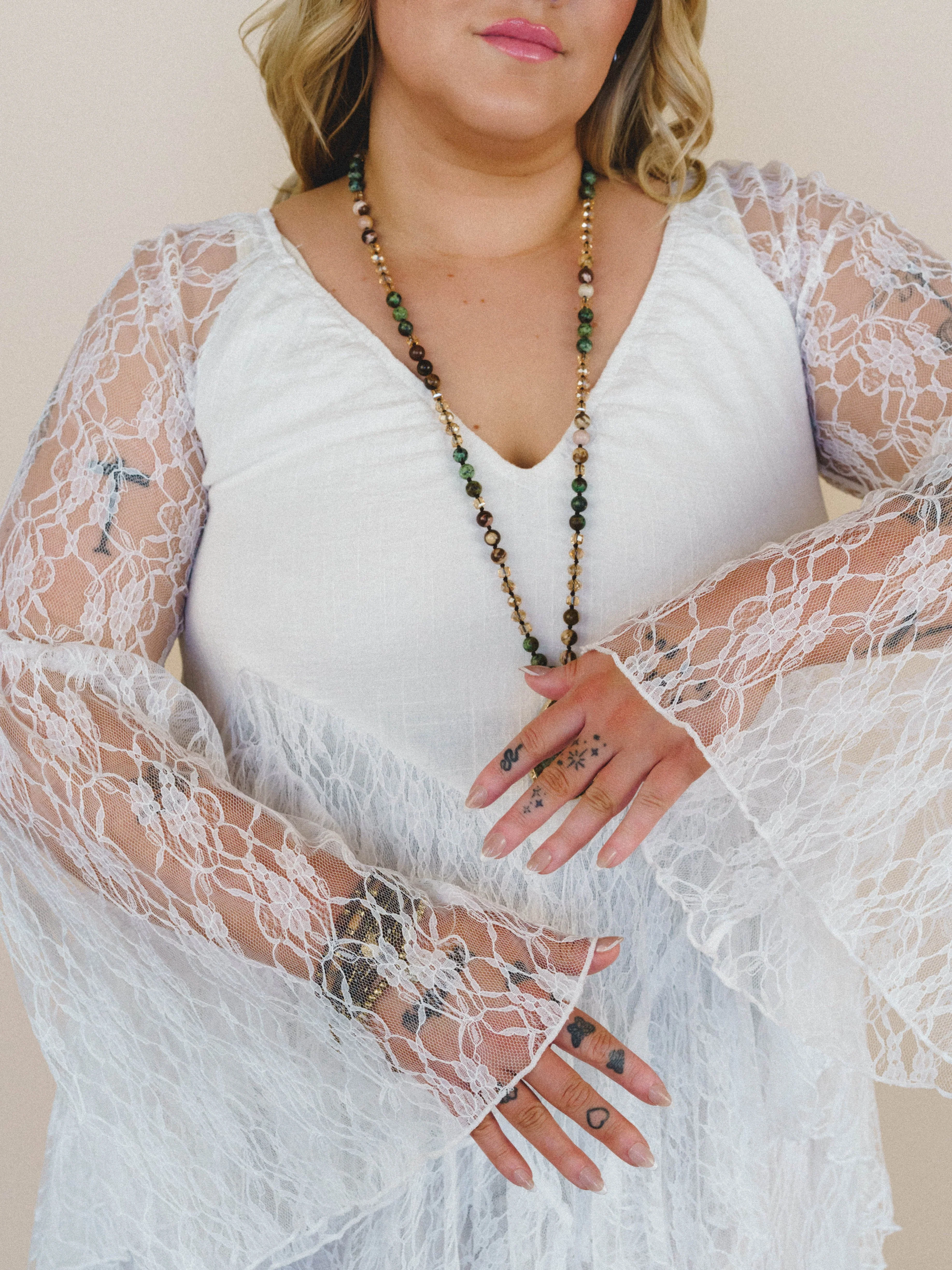 Dreamy Darlin' Dress - Cream - Image 2