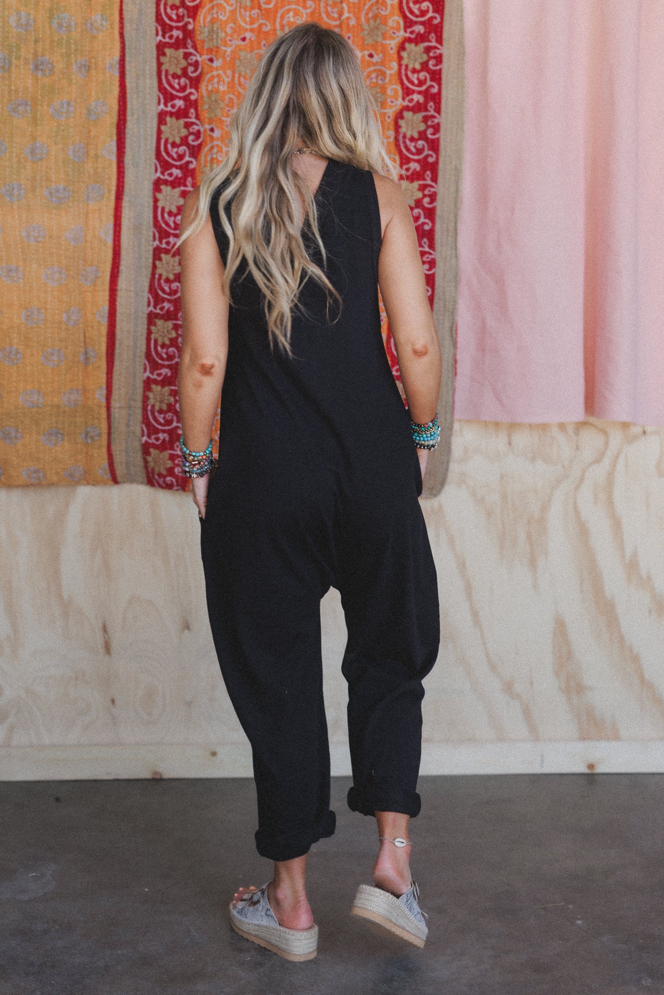 Driftwood Dreams Jumpsuit - Black - Image 5