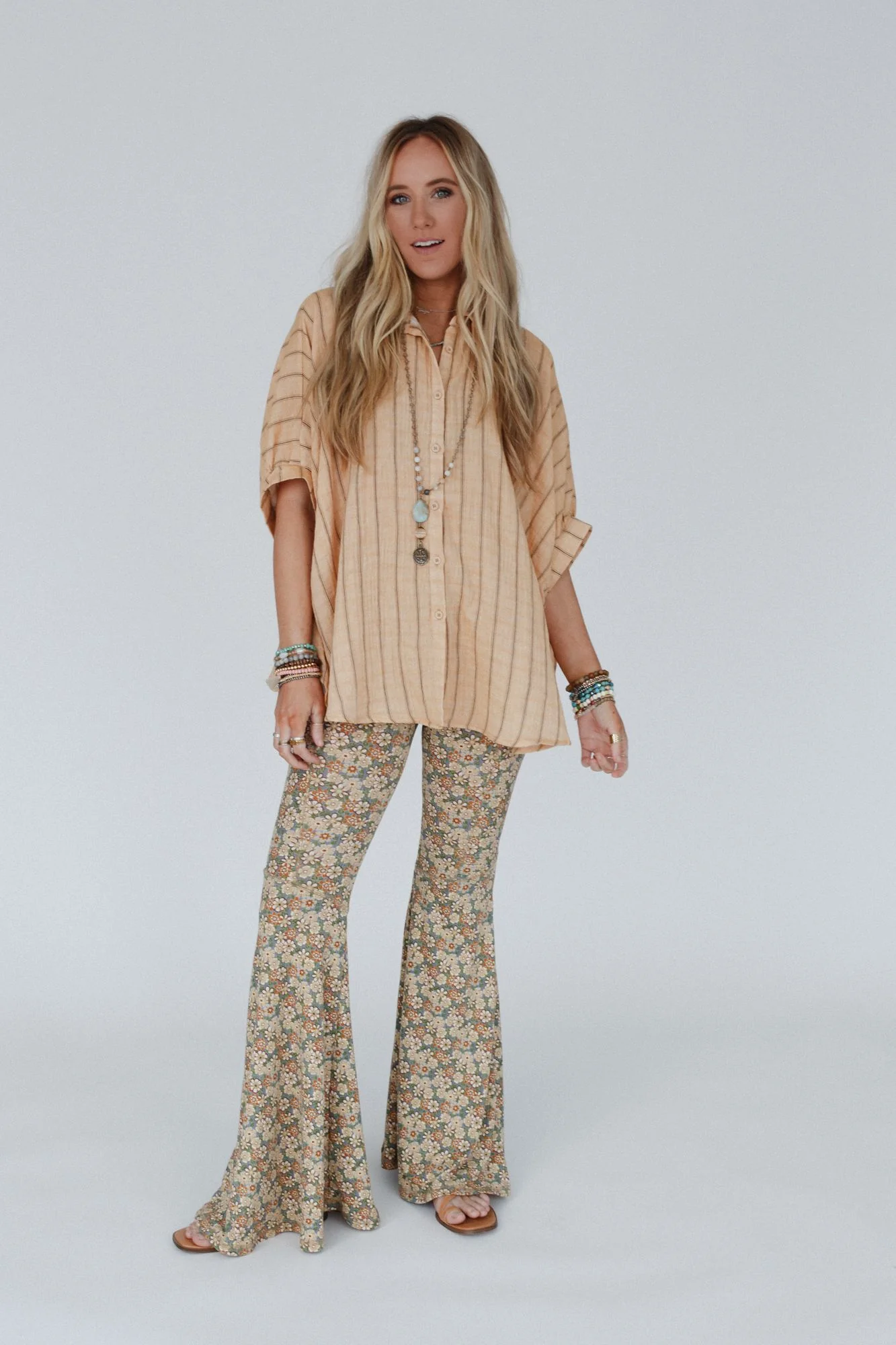 Easy Breeze Striped Top - Melon - Pre Order - Image 6