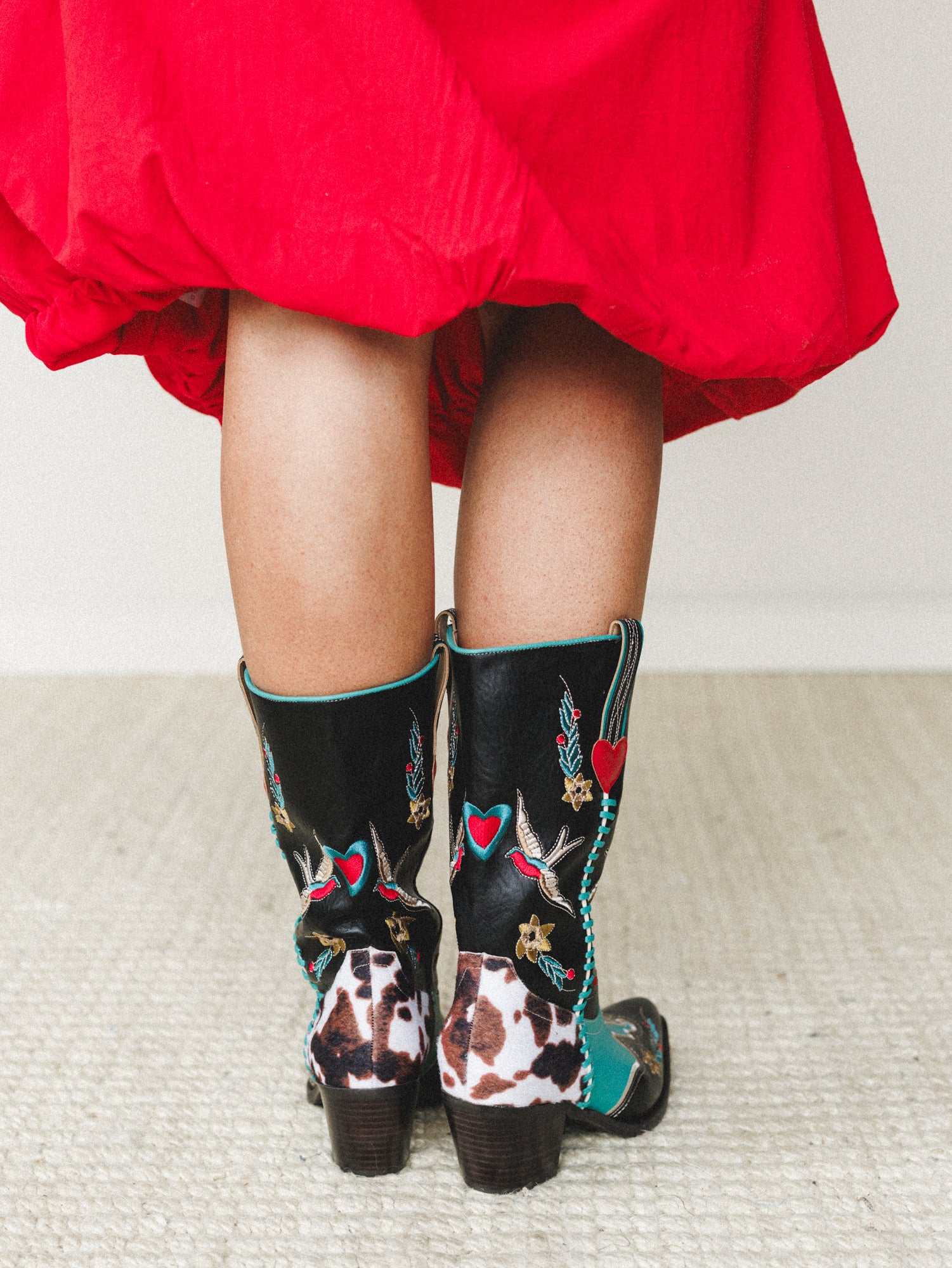 Elsie Bootie - Black Turquoise - Image 4