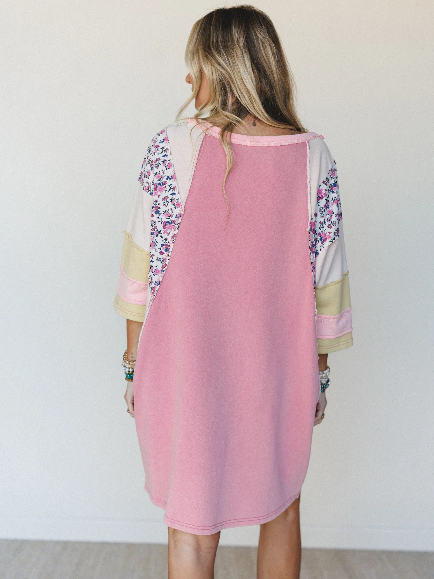 Endlessly Yours Terry Knit Dress - Rose - Image 7