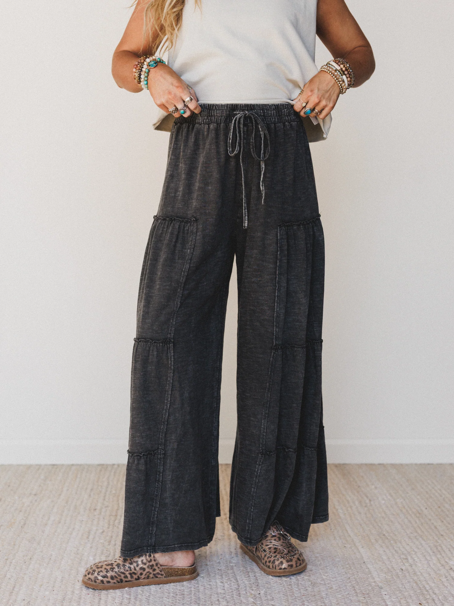 Everyday Adventure Tiered Pants - Black - Image 2