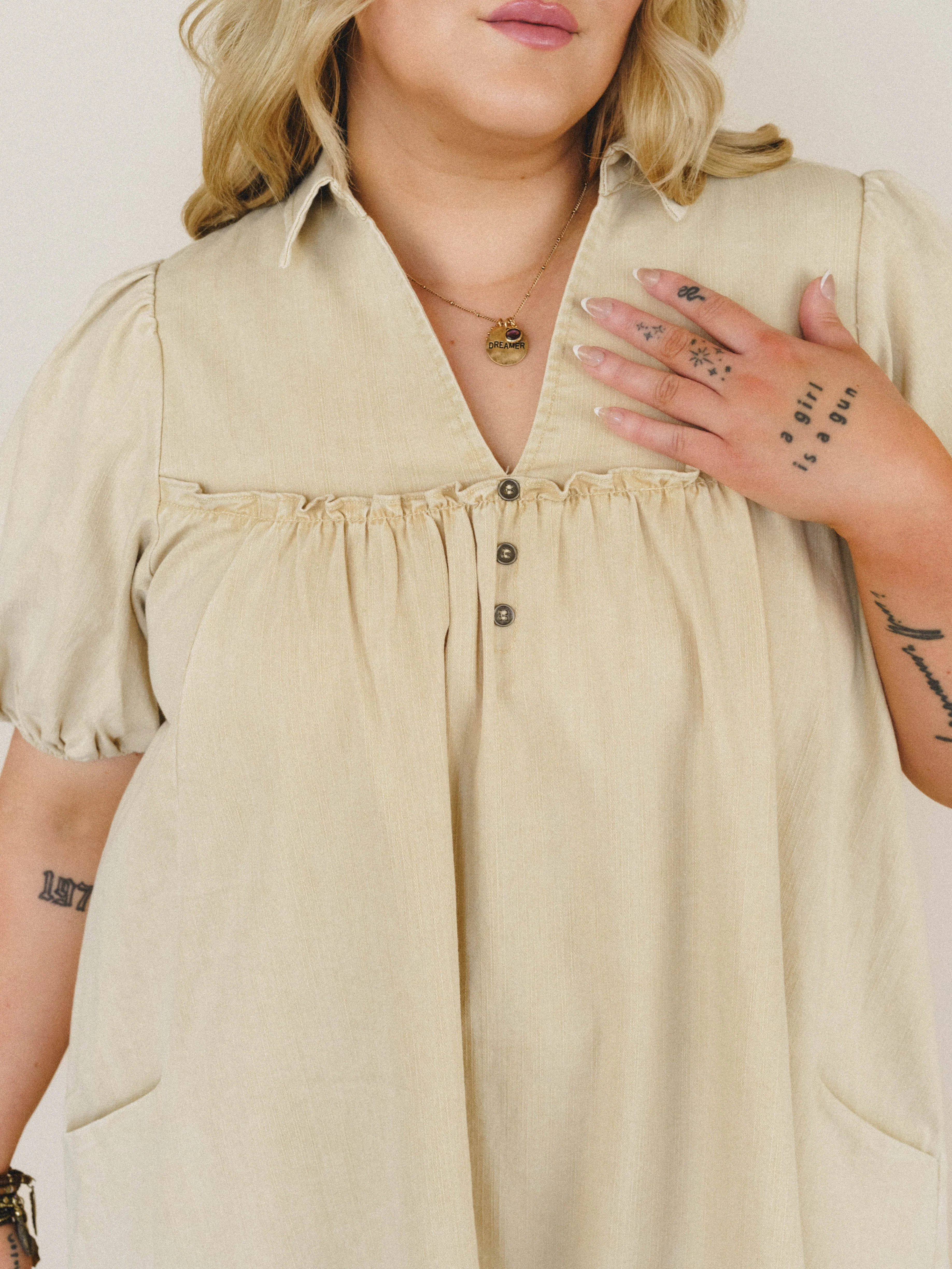 Fables and Folktales
Dress - Khaki - Image 5