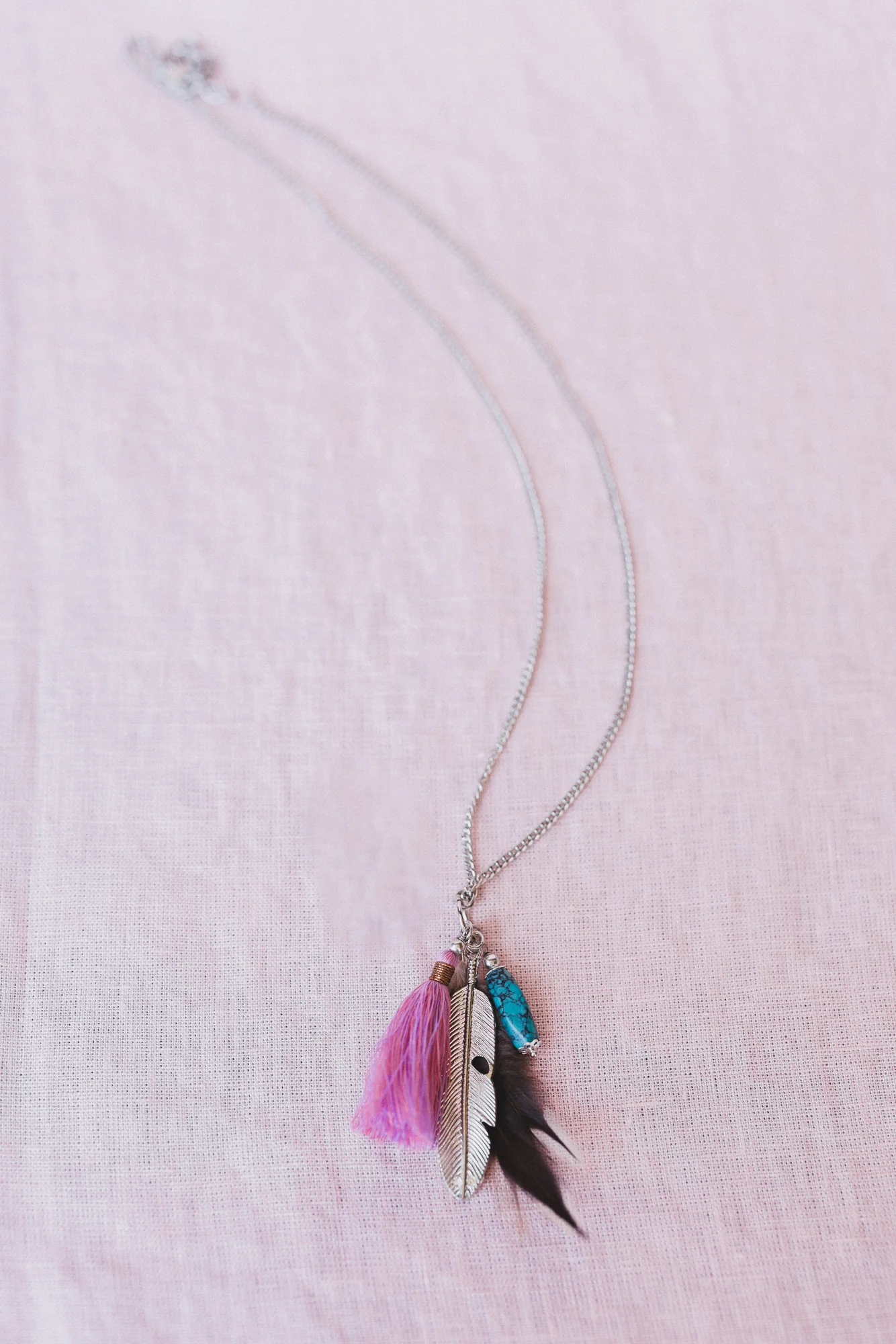 Featherlight Necklace - Purple - Image 2