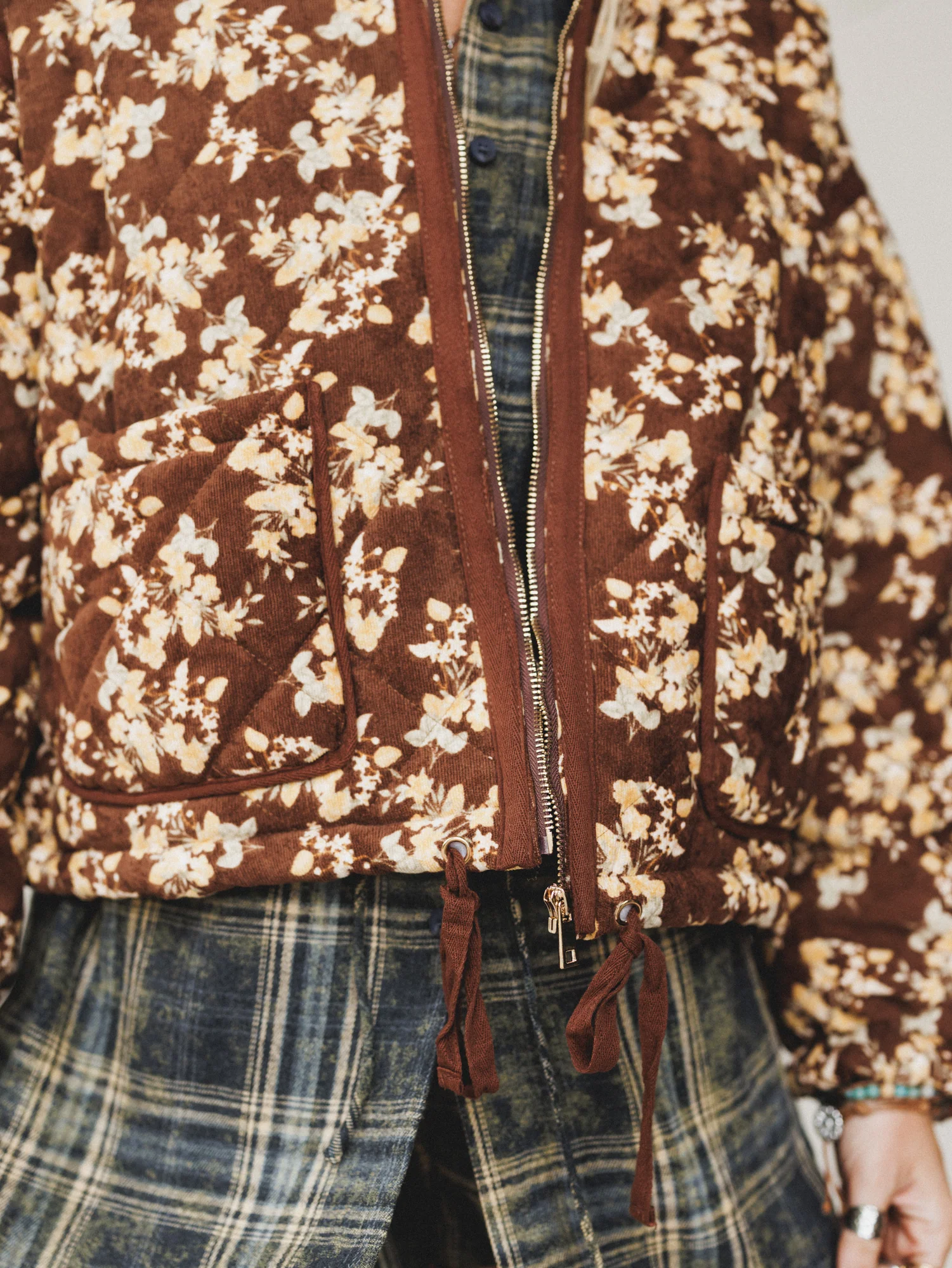 Fever Bloom Jacket - Brown - Image 3