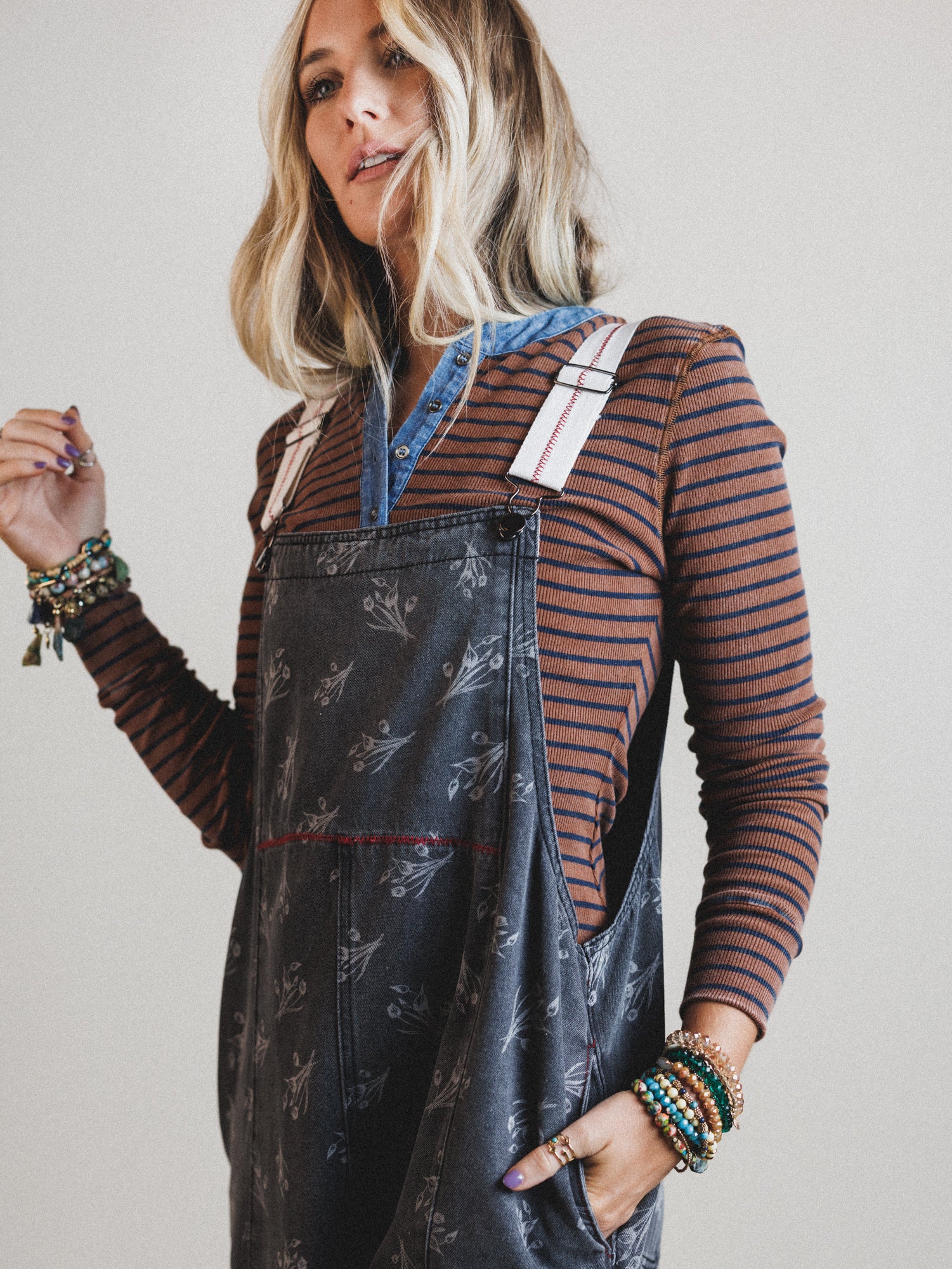 Fieldtrip Stripe Top - Rust - Image 5