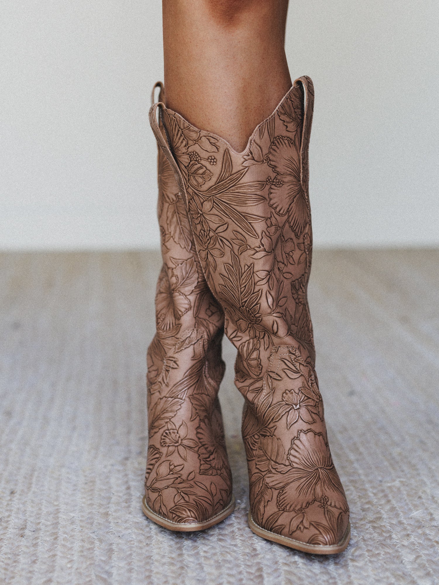Flora Boot - Brown Floral - Pre Order - Image 2