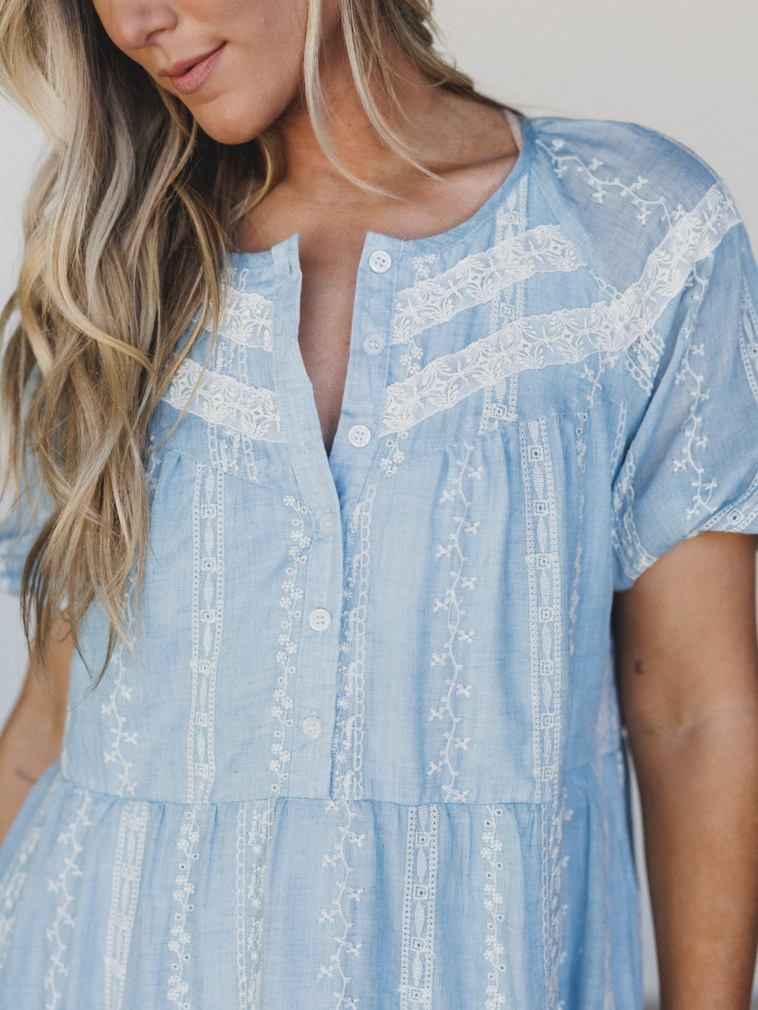 Floral Dance Dress - Cloud Wash - Image 4