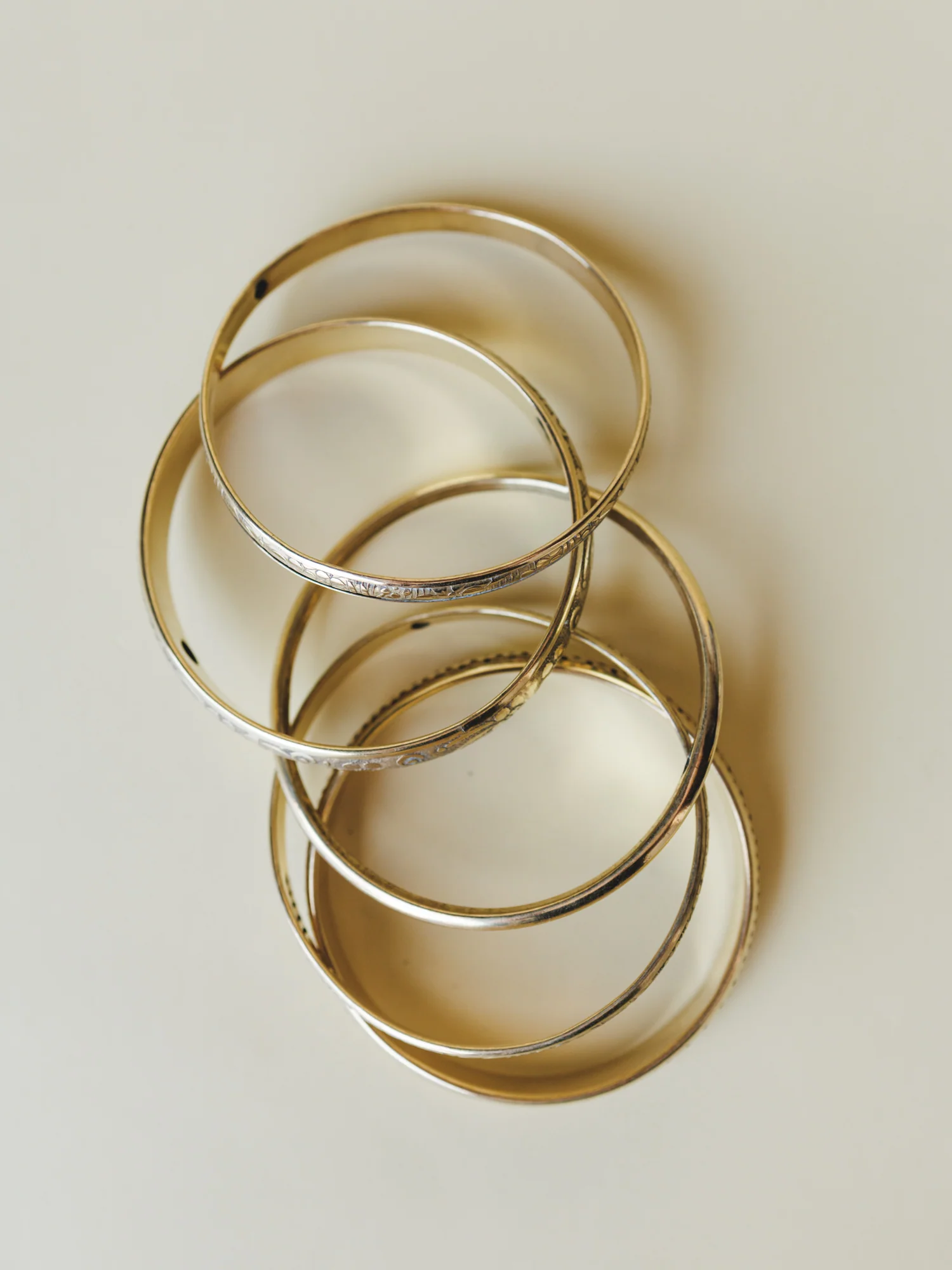 Flower Festival Bangle Set - Gold - Image 3
