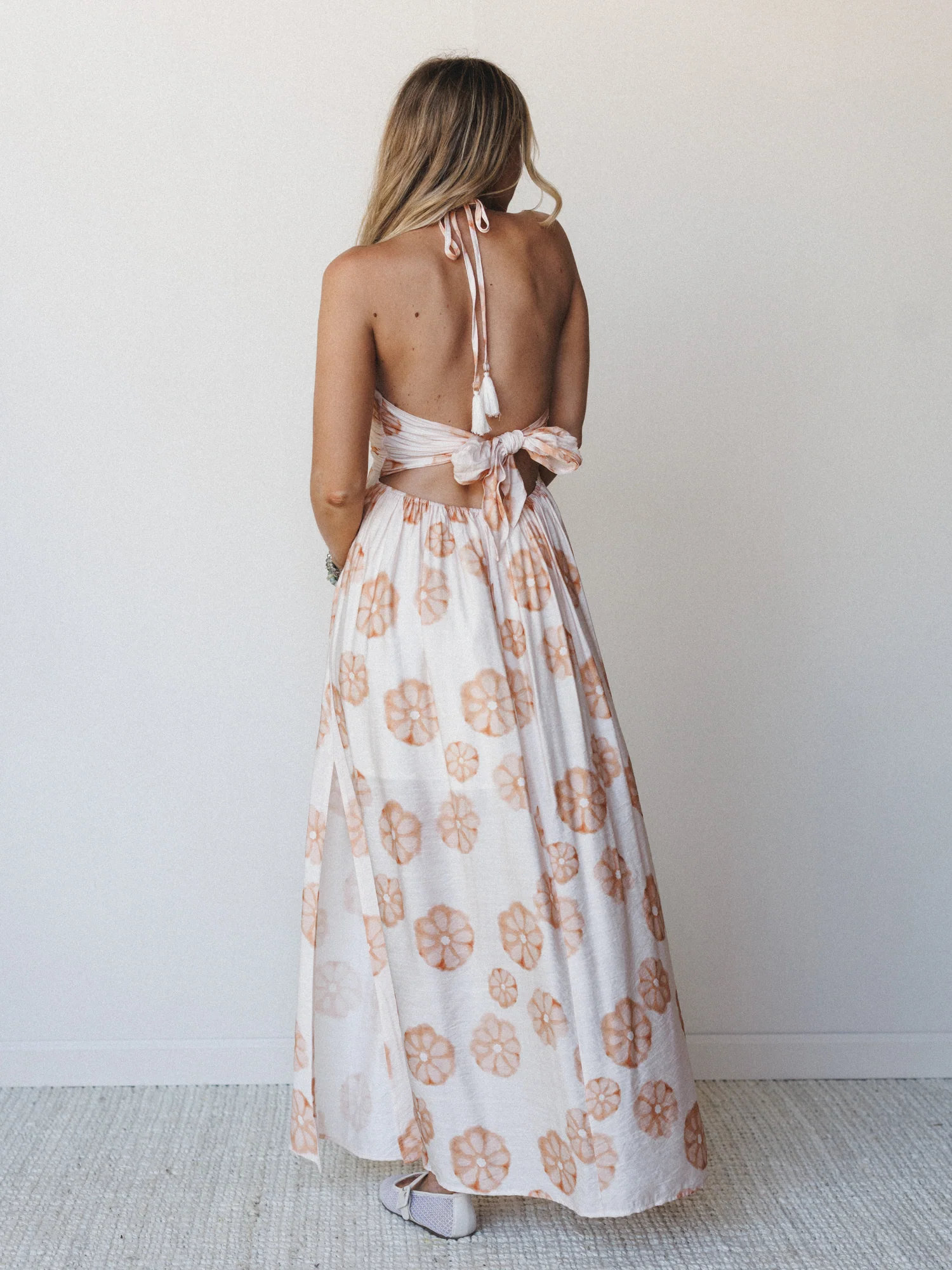 Flower Power Maxi Dress - Cream - Image 5