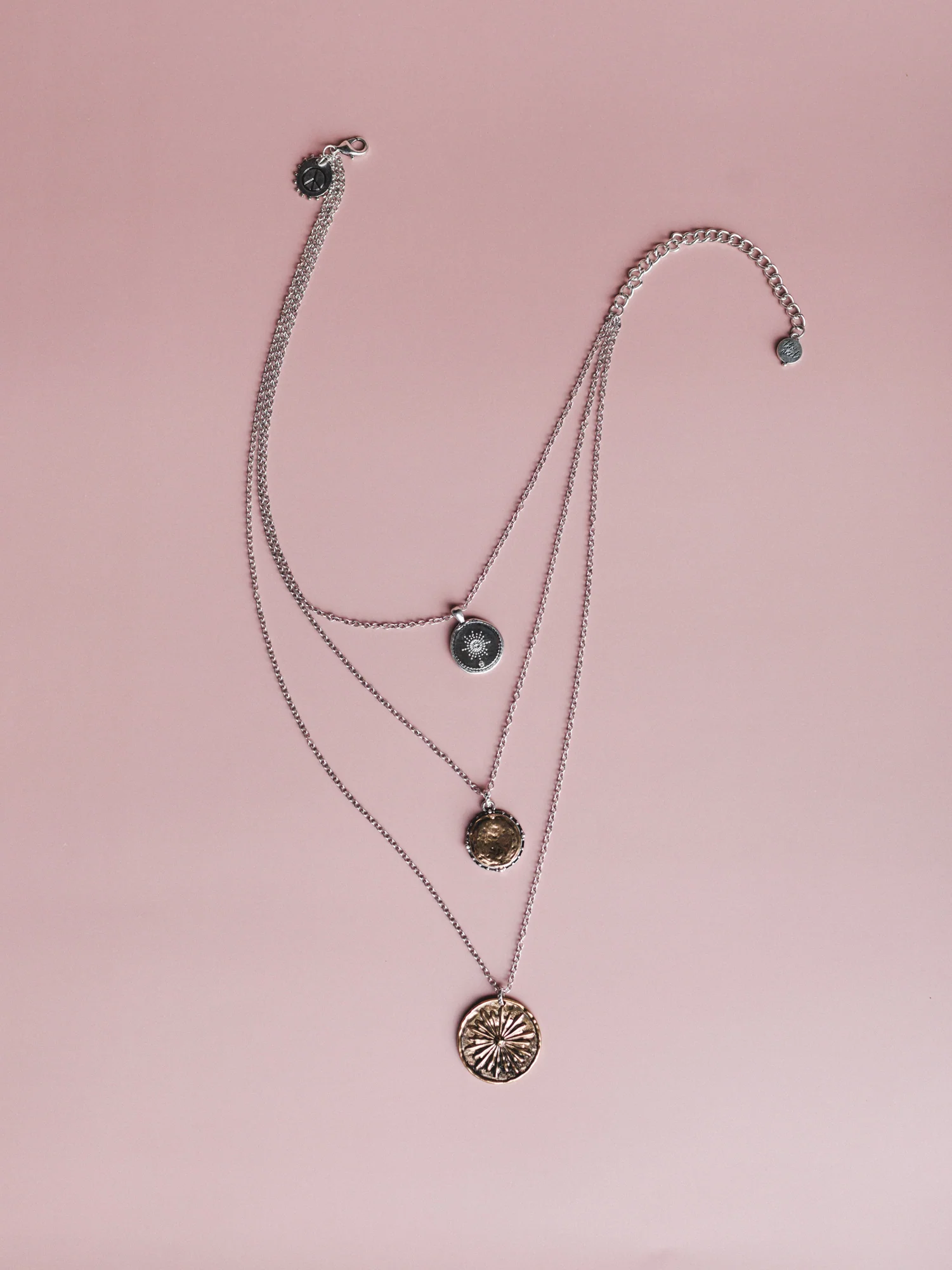 Flower Valley Necklace - Mixed Metal - Image 2