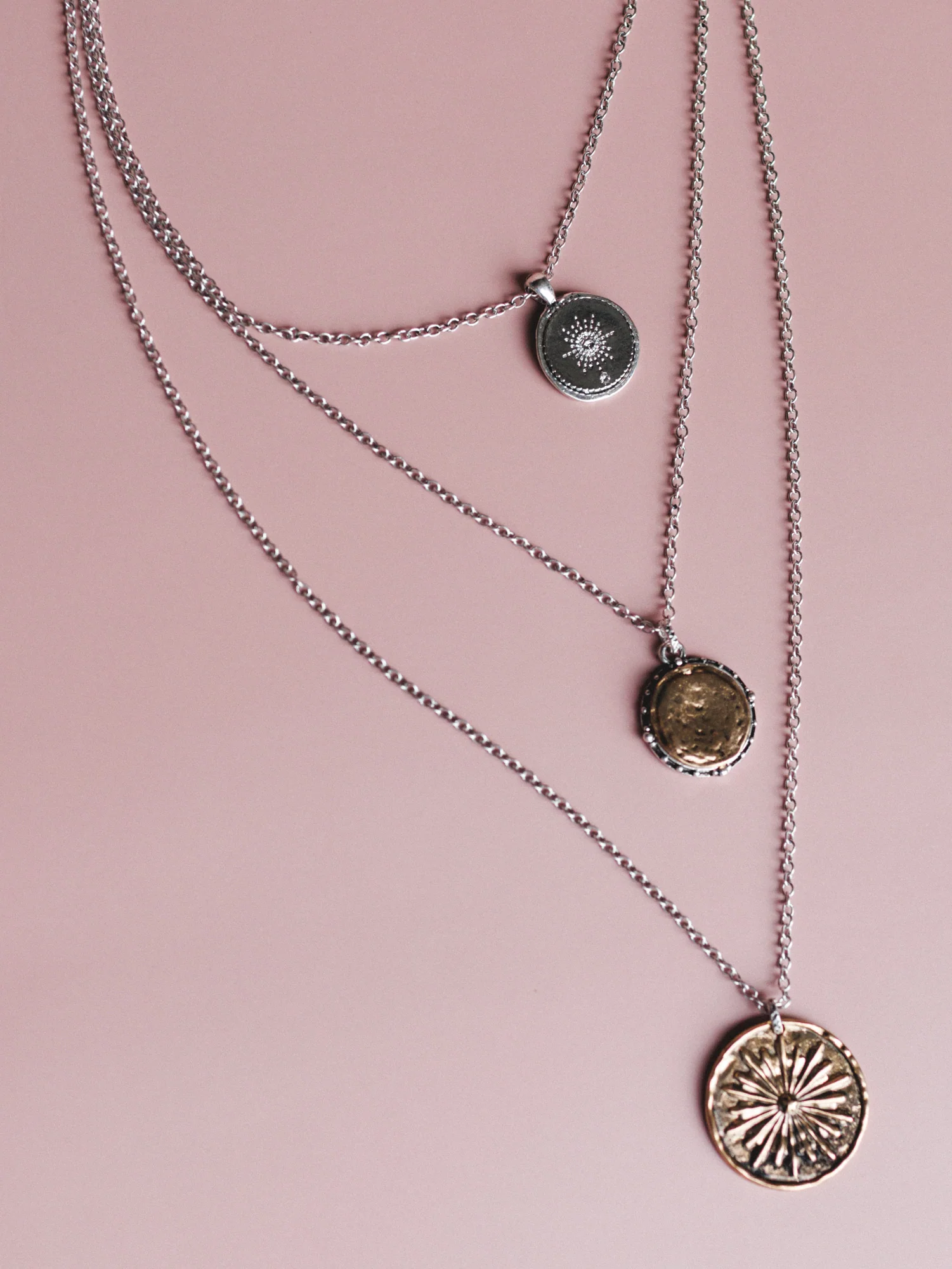Flower Valley Necklace - Mixed Metal - Image 3