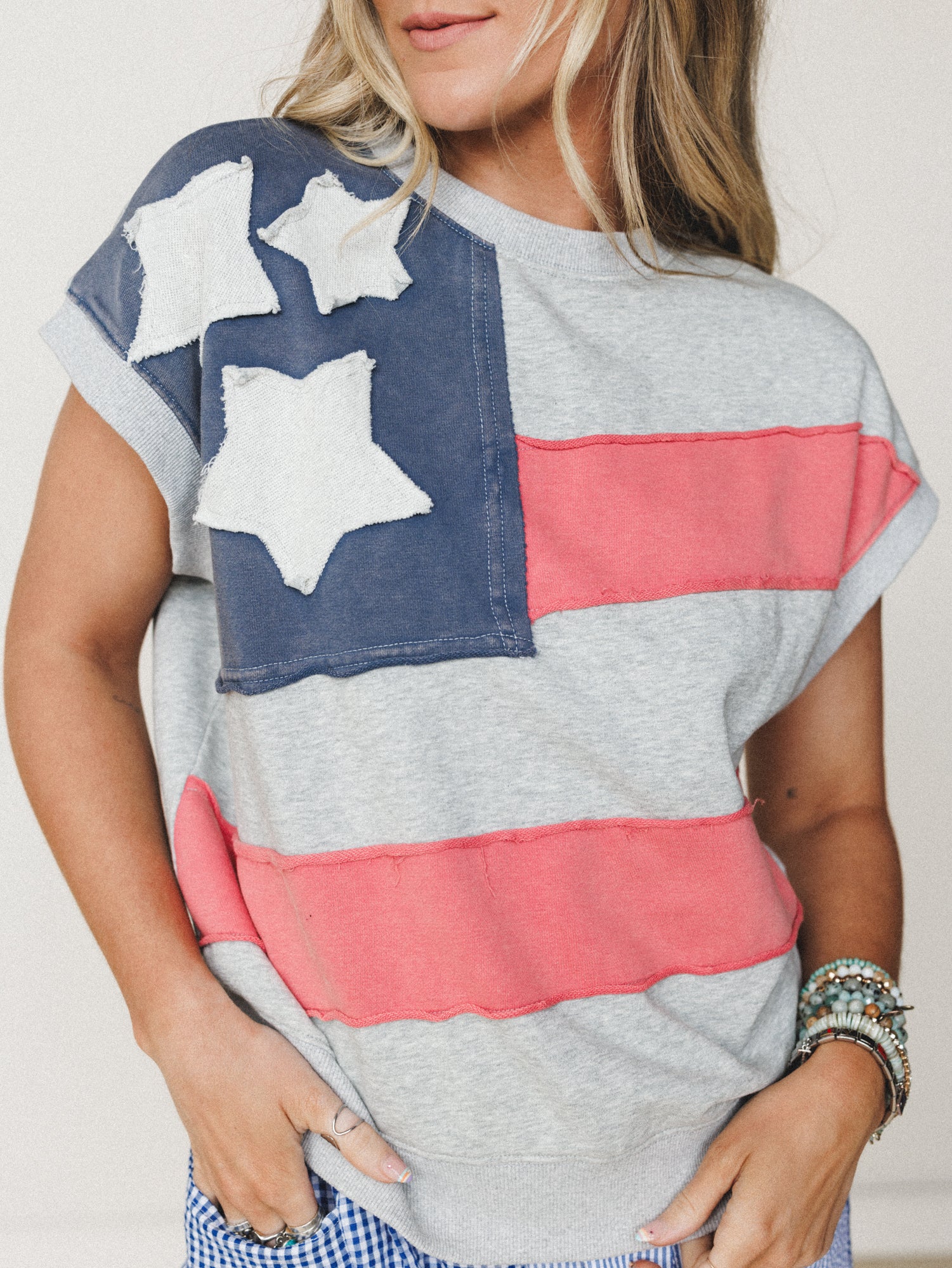 Freedom Bound Top - Heather Gray - Image 2