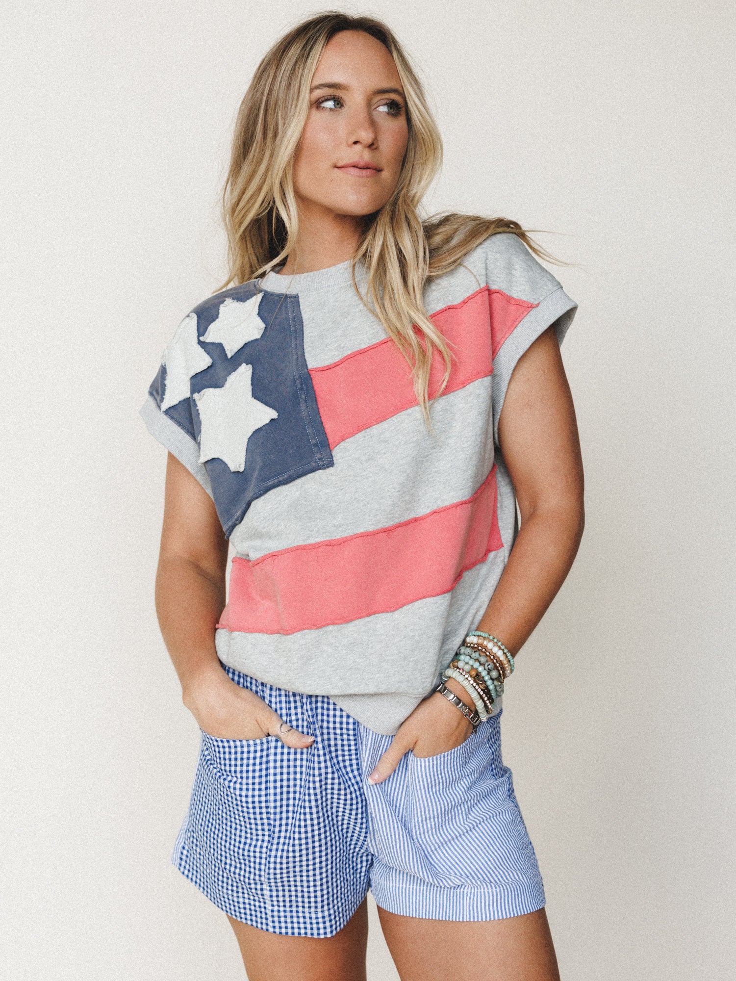 Freedom Bound Top - Heather Gray - Image 5