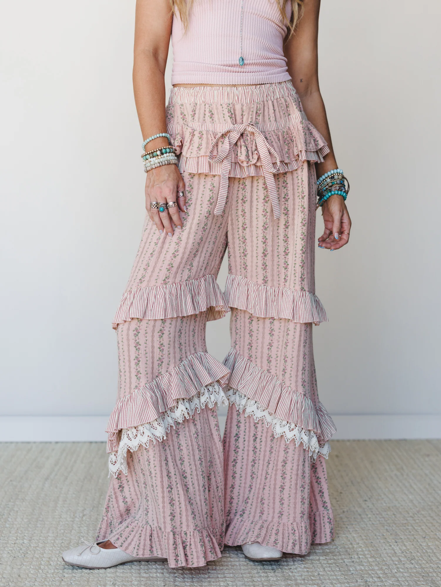 French Truffle Pants - Peach - Image 2