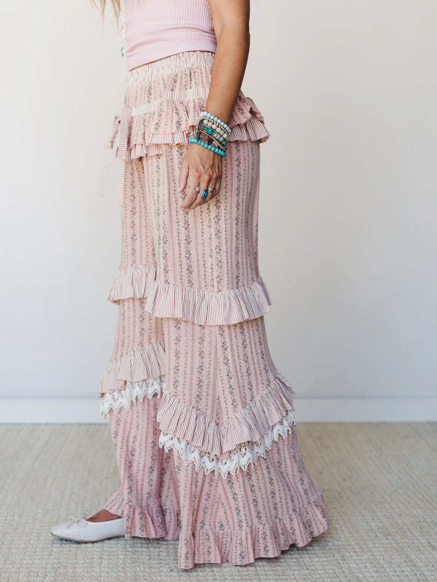 French Truffle Pants - Peach - Image 4