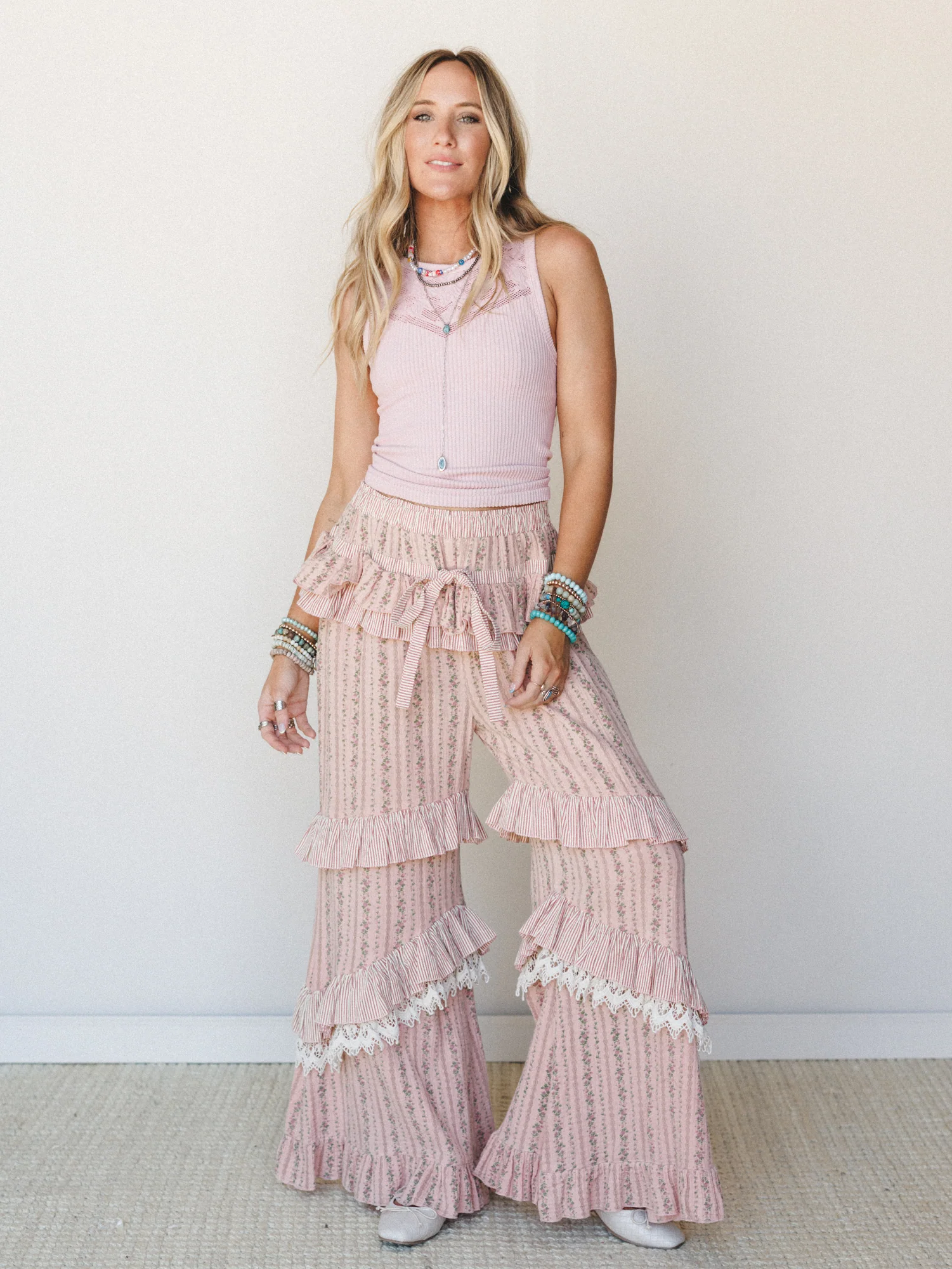 French Truffle Pants - Peach - Image 5