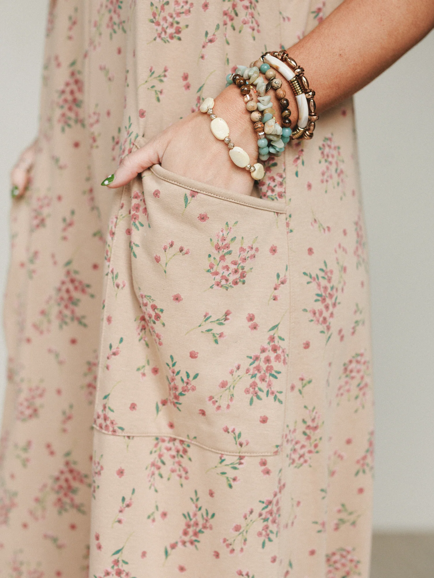 Frills and Frolic Jumpsuit - Khaki - Image 3