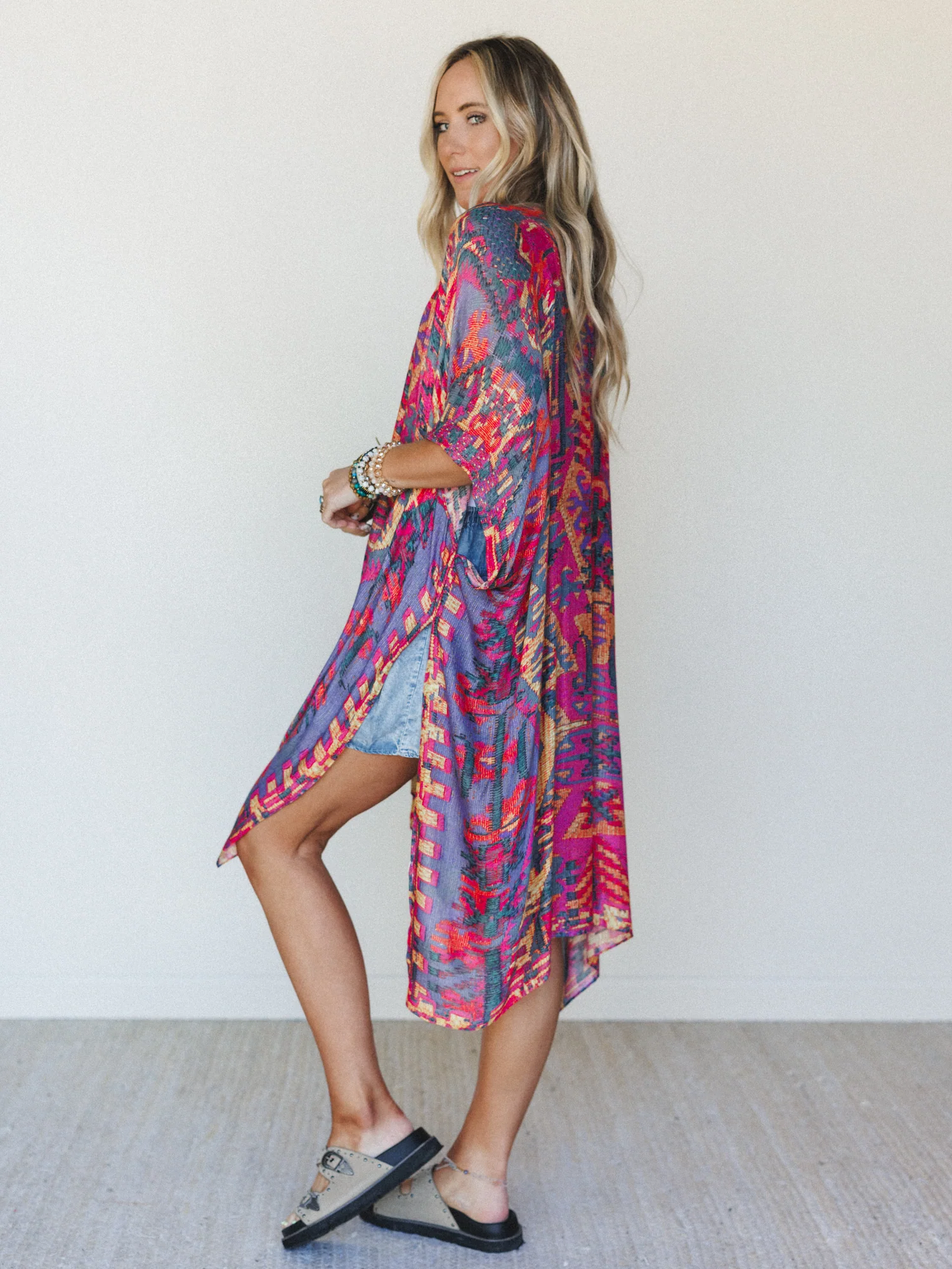 Garden of Color Kimono - Valencia - Image 3