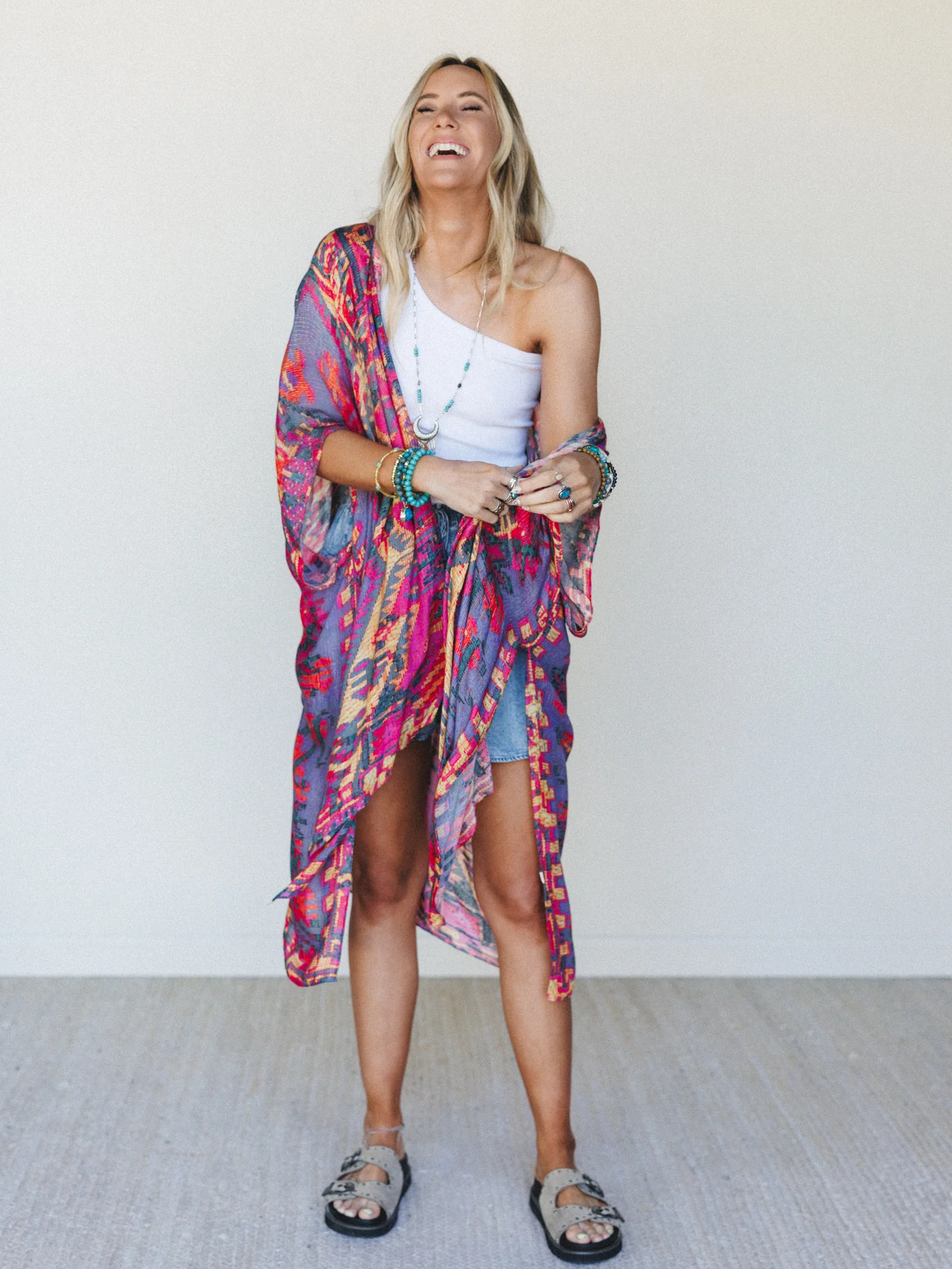 Garden of Color Kimono - Valencia - Image 4