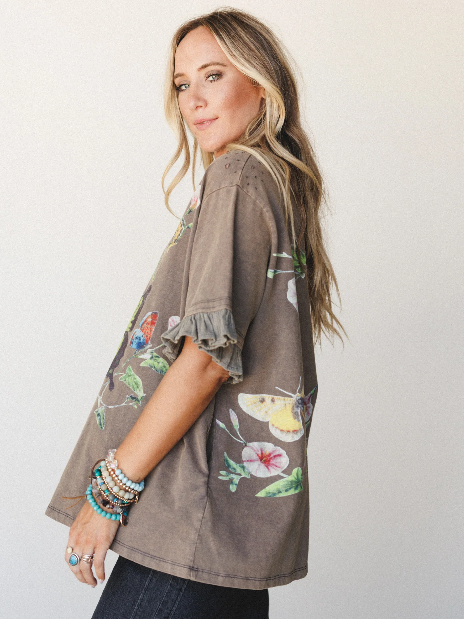 Garden Walks Tee - Ash - Image 2