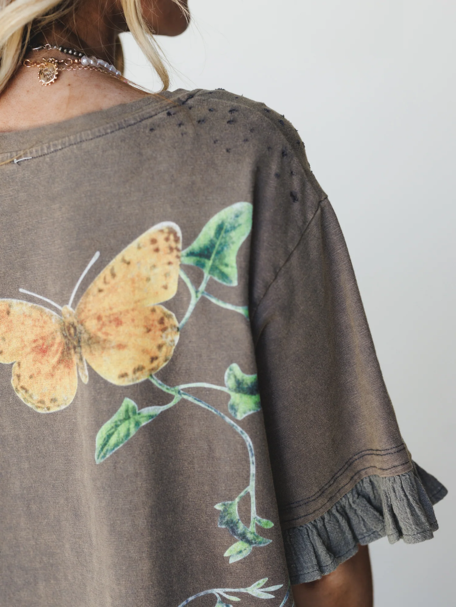 Garden Walks Tee - Ash - Image 3