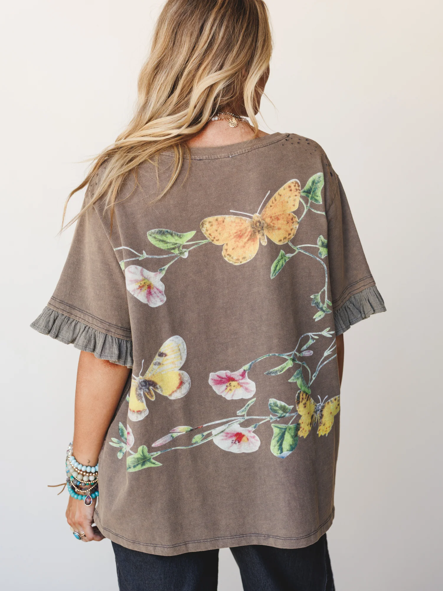 Garden Walks Tee - Ash - Image 6