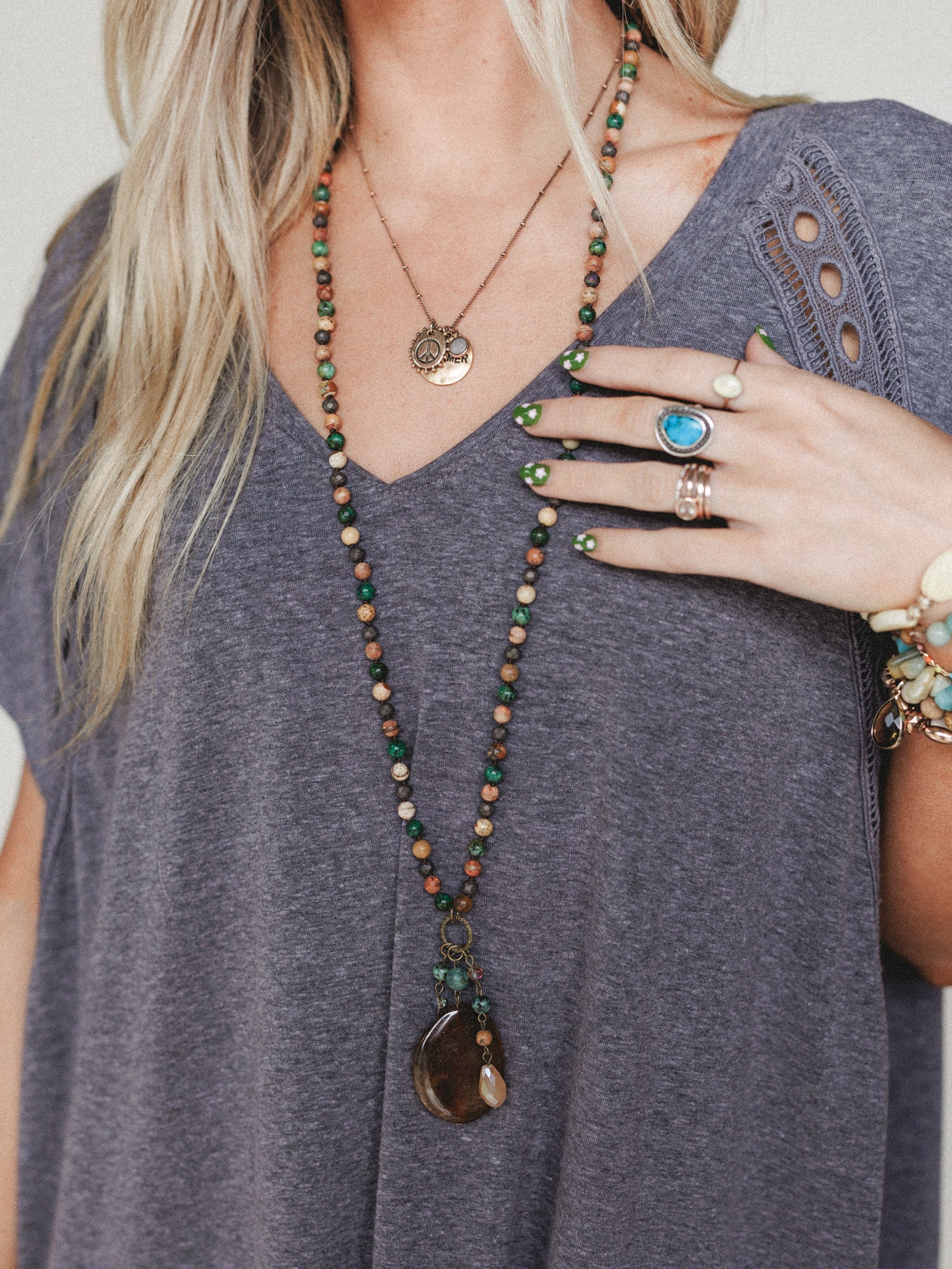 Gizelle Necklace - Autumn - Image 4