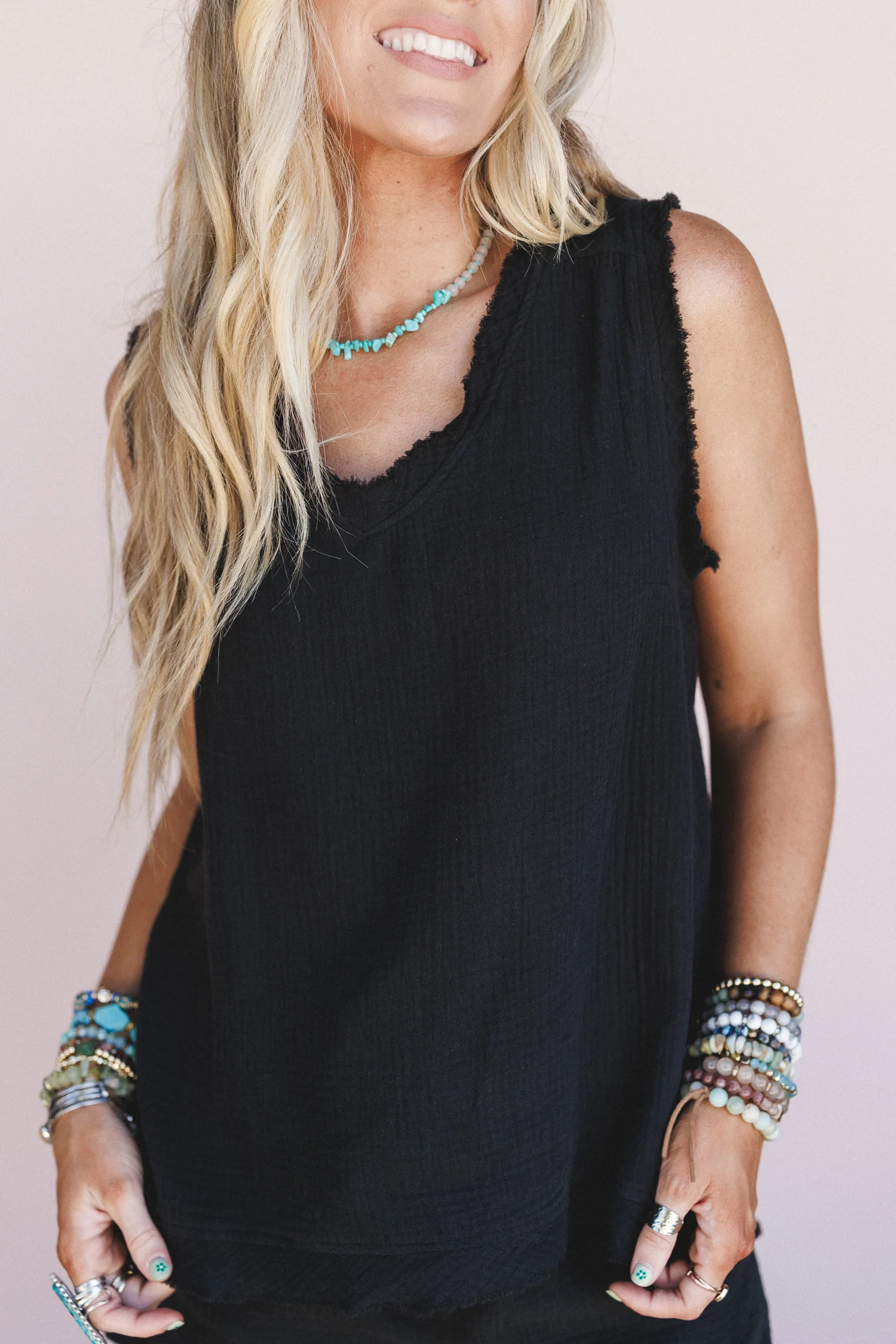 Glow Hour Top - Black - Image 3