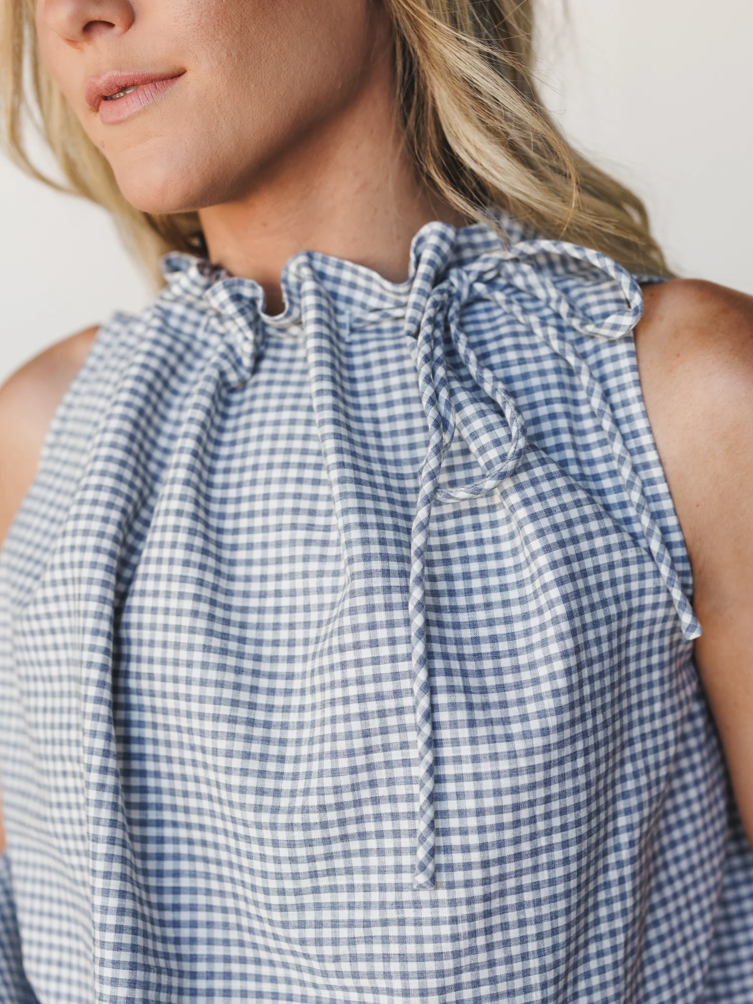 Golda Blouse - Navy - Image 4