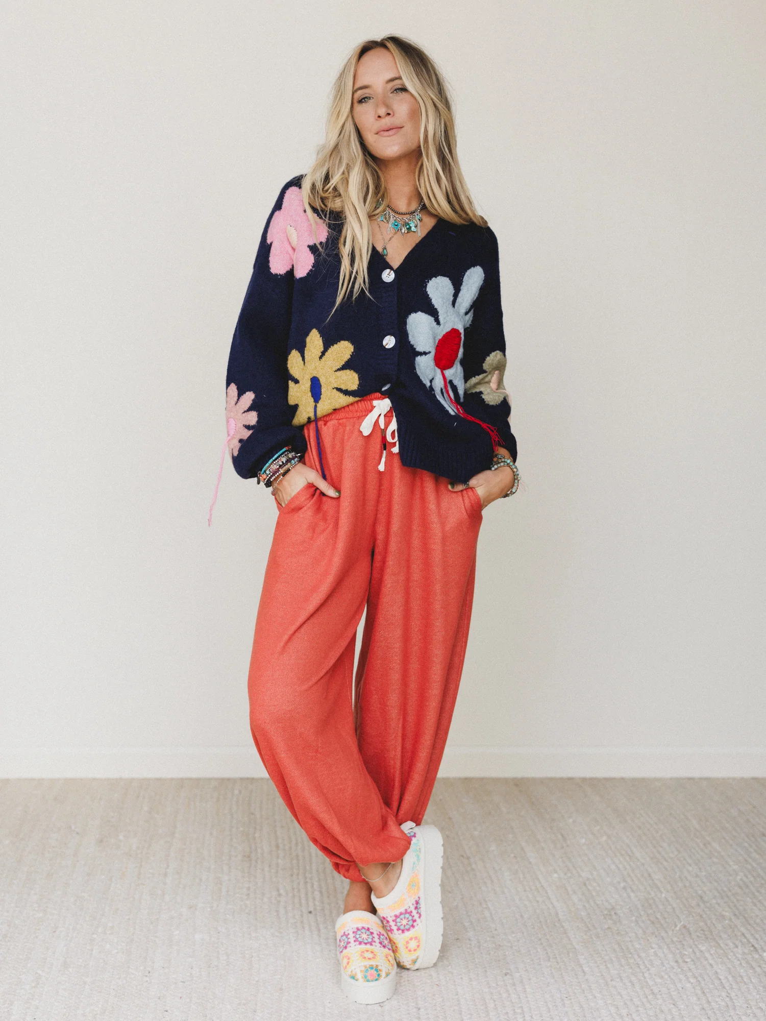 Good Mood Cardigan - Navy - Image 3