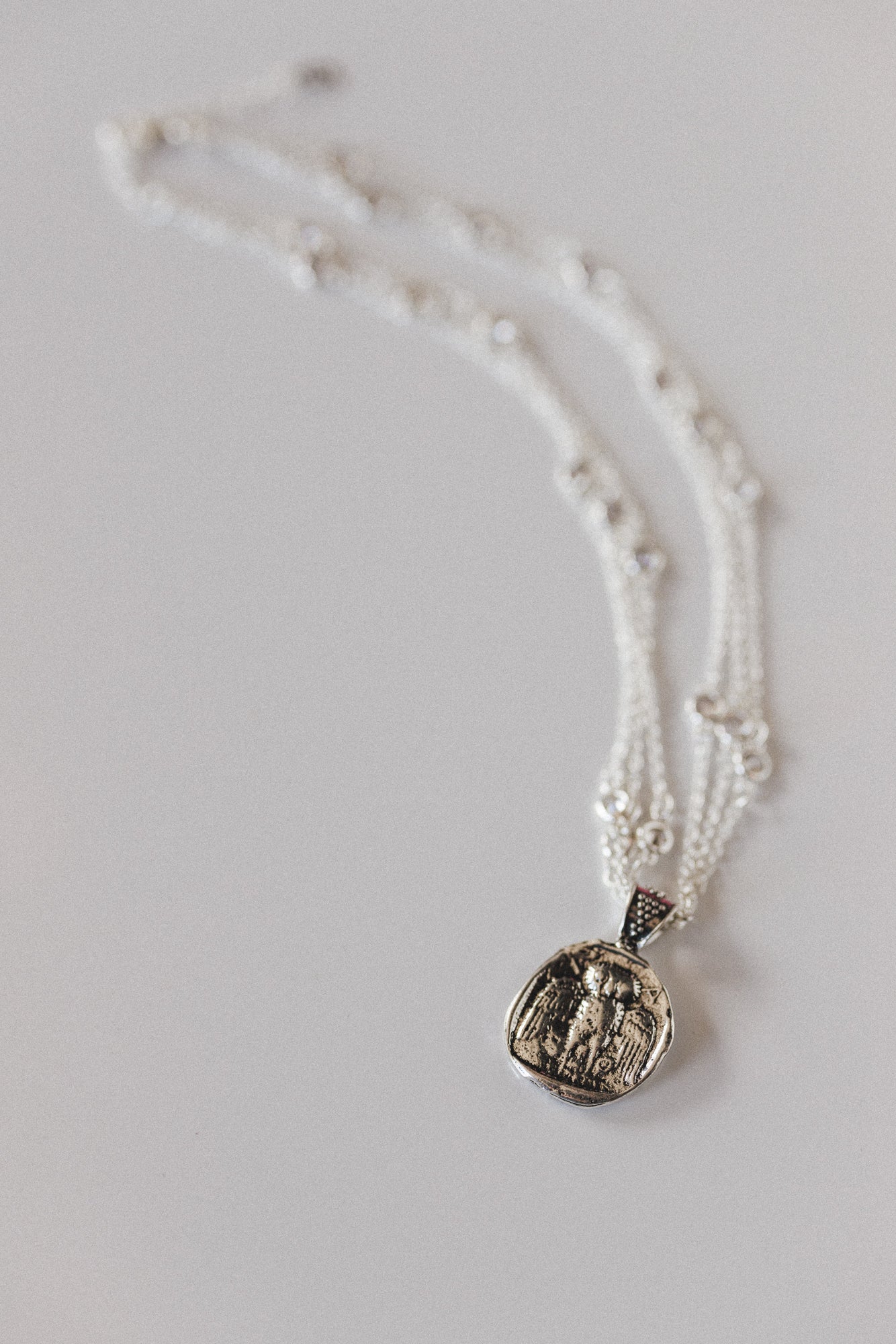 Goodluck Charm Necklace - Silver - Image 3