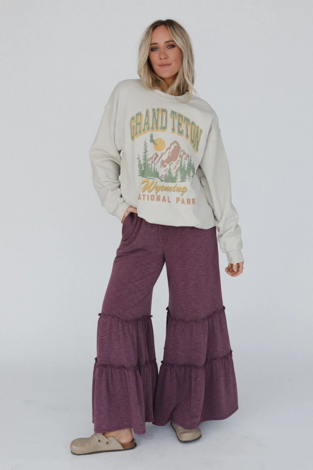 Grand Teton Sweatshirt - Sand - Image 2
