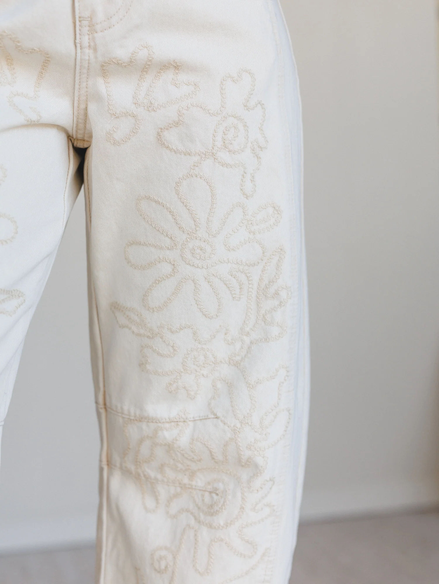 Groove Bloom Pants - Beige - Image 2