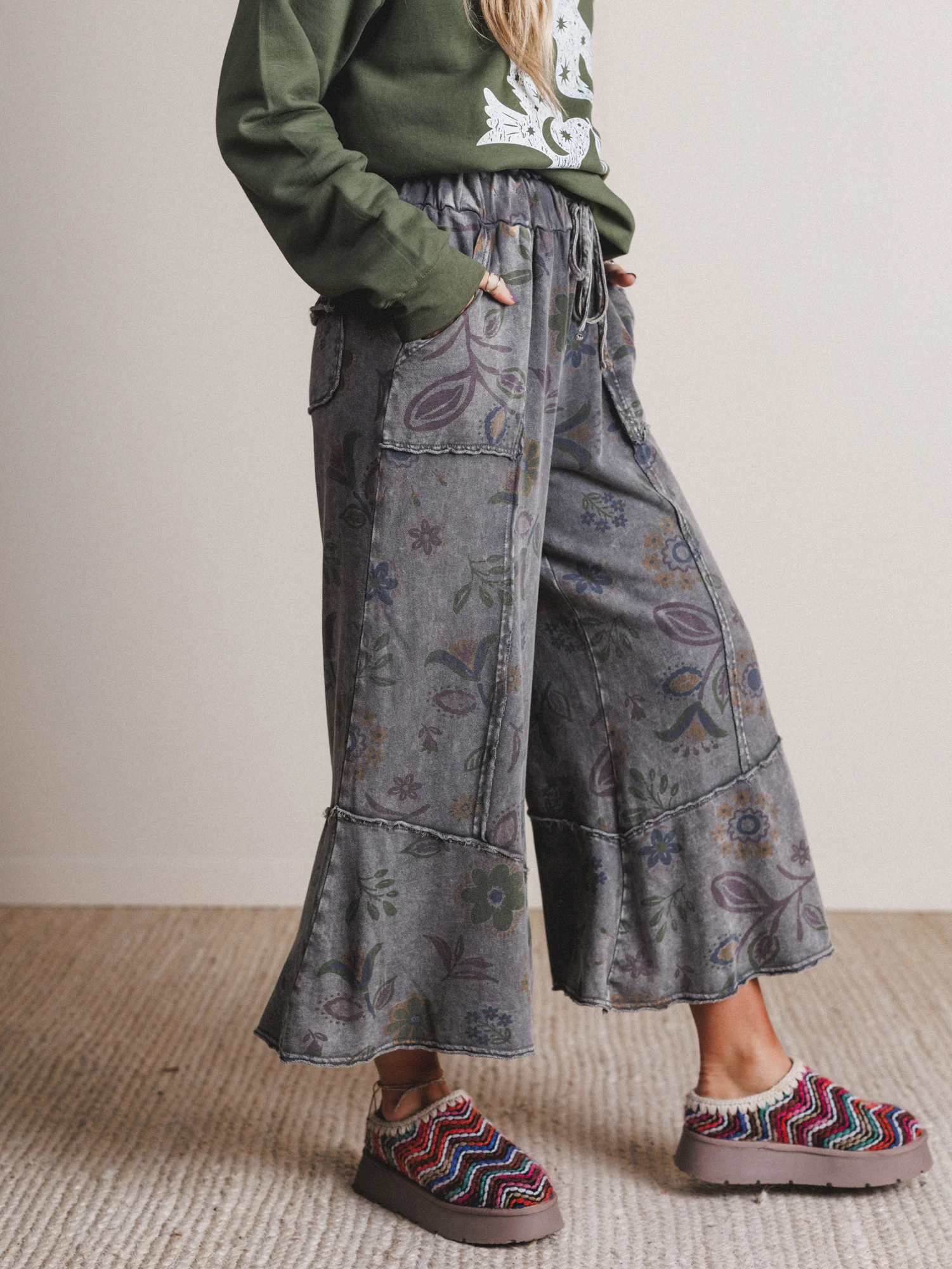 Groove Garden Pants - Charcoal - Image 5