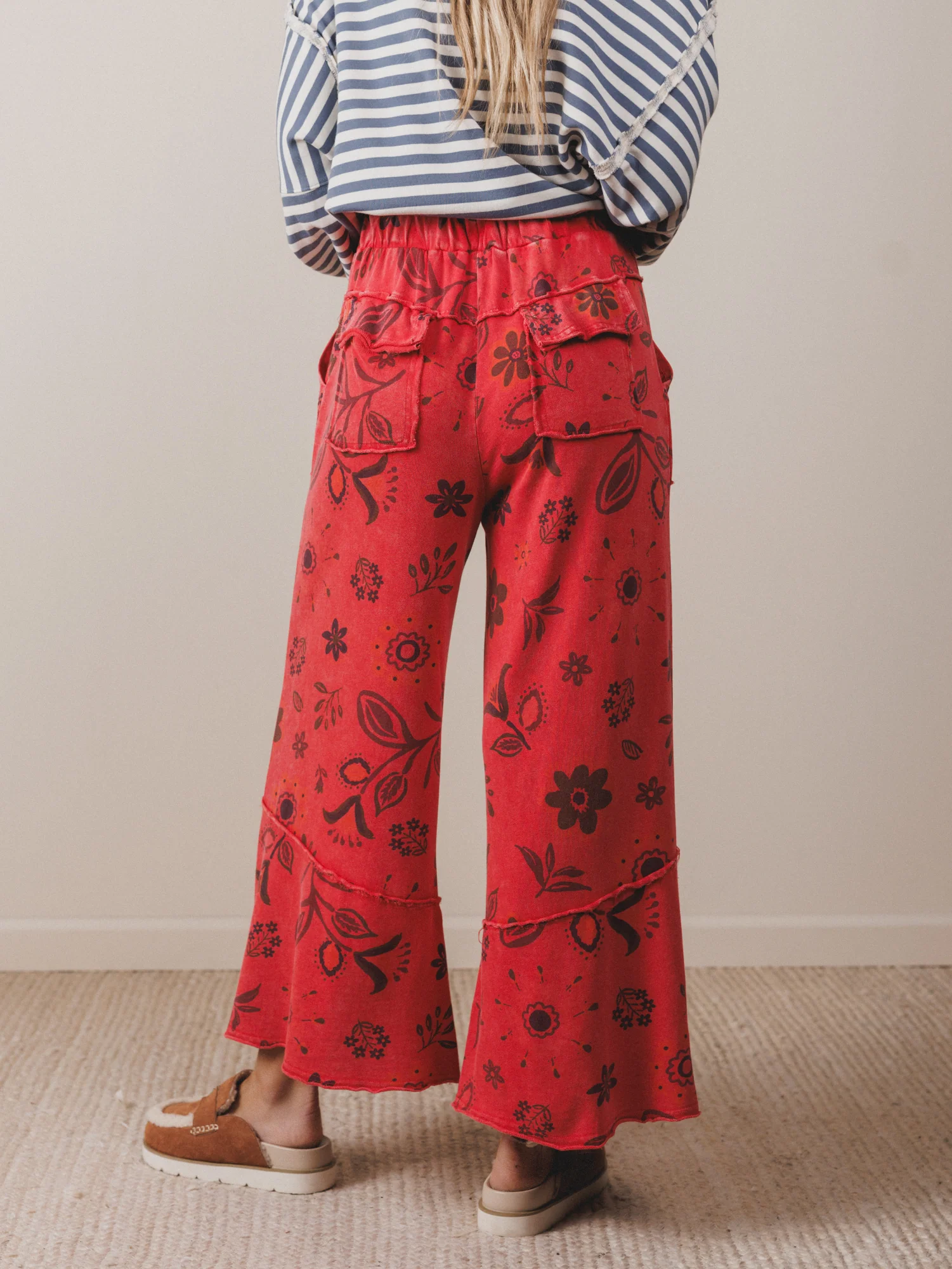 Groove Garden Pants - Red - Image 6