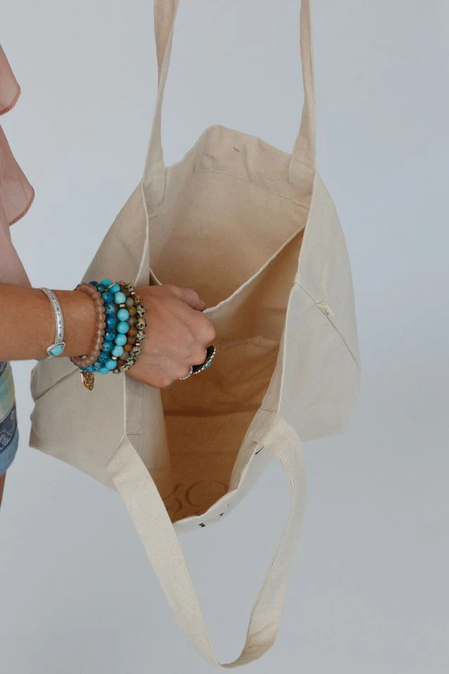 Grow Together Canvas Tote - Natural - Image 3