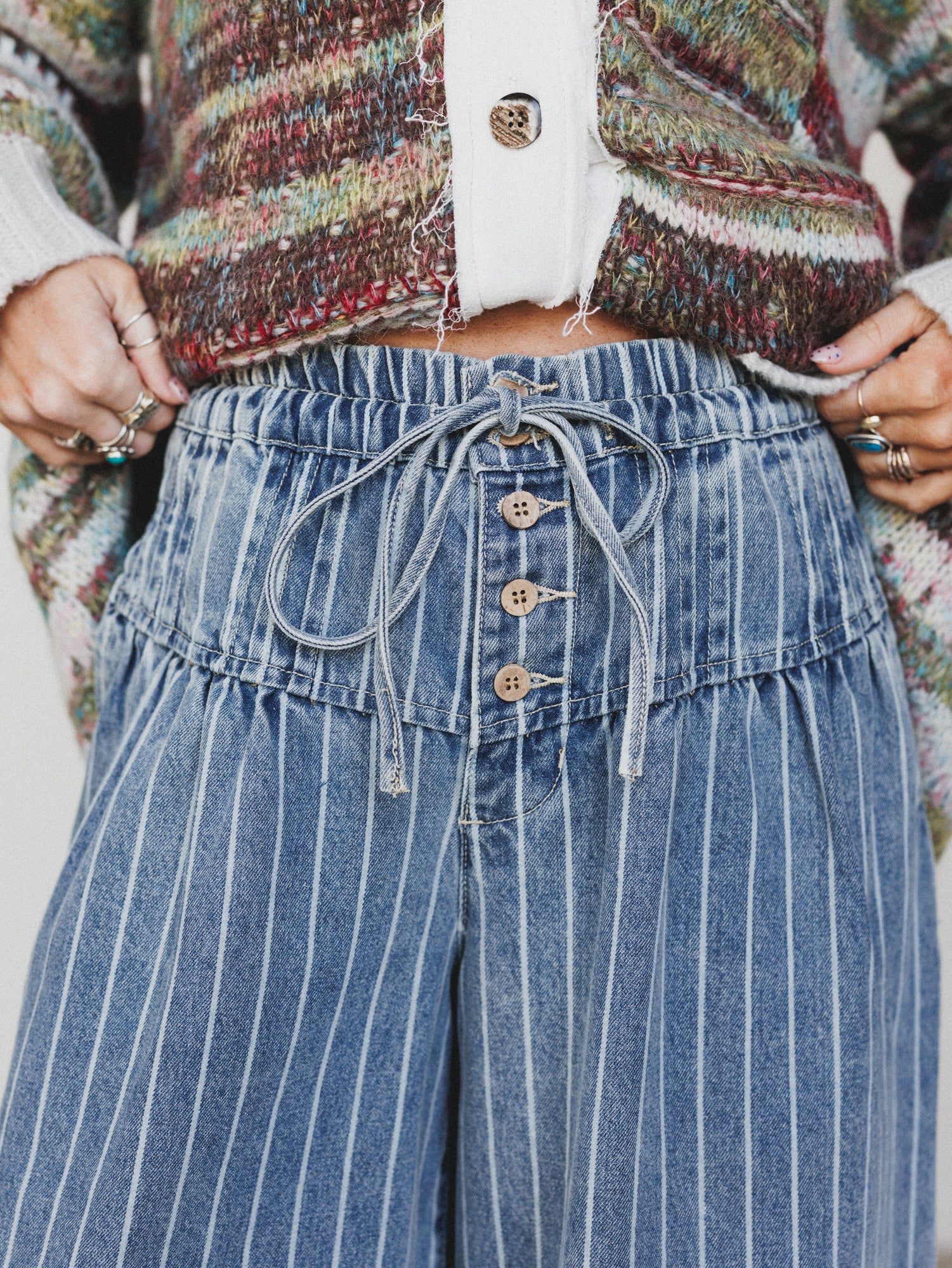 Happy Tune Pants - Light Denim - Pre Order - Image 3