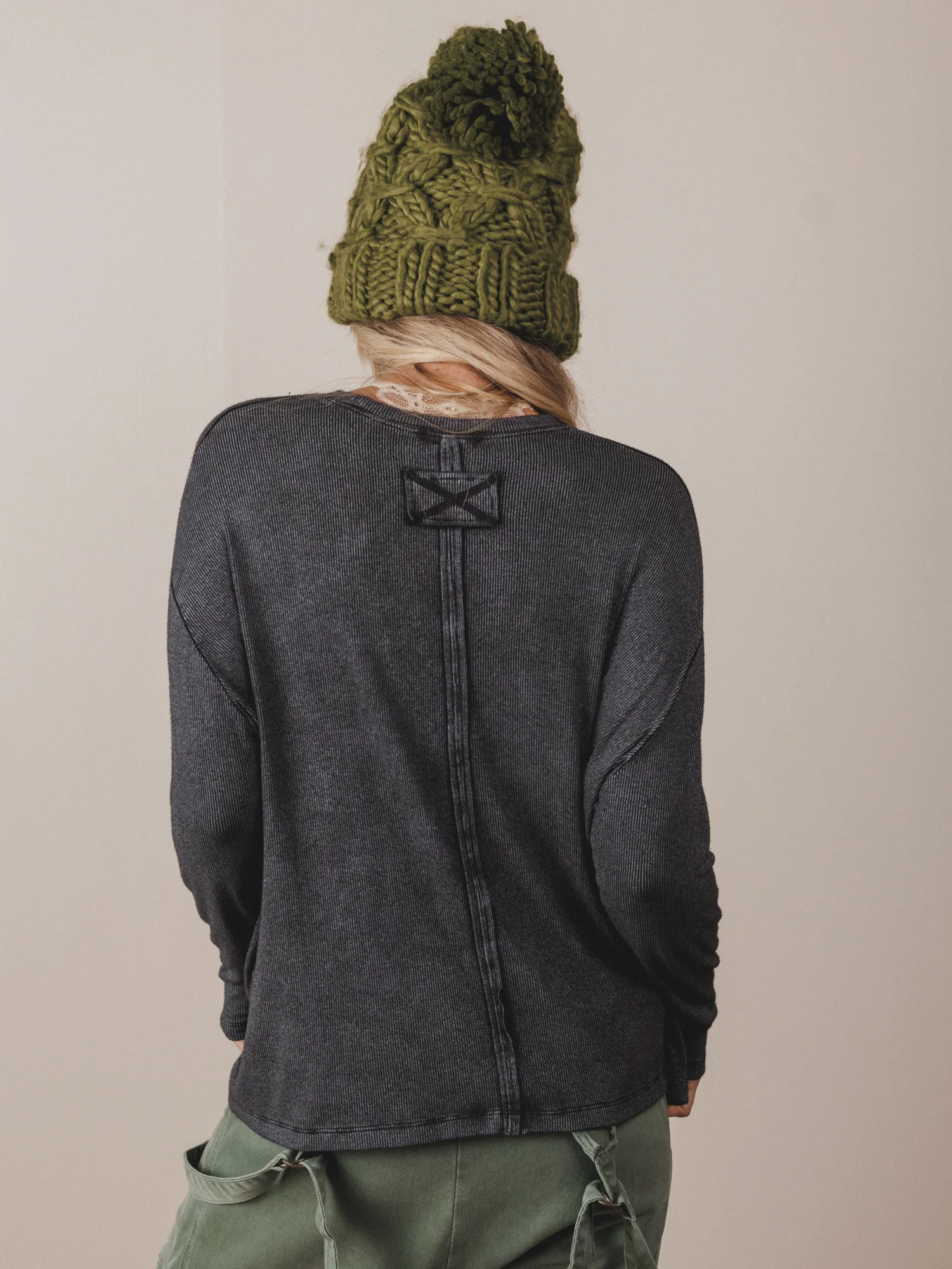 Here To There Pocket Tee - Ash Black - Image 5