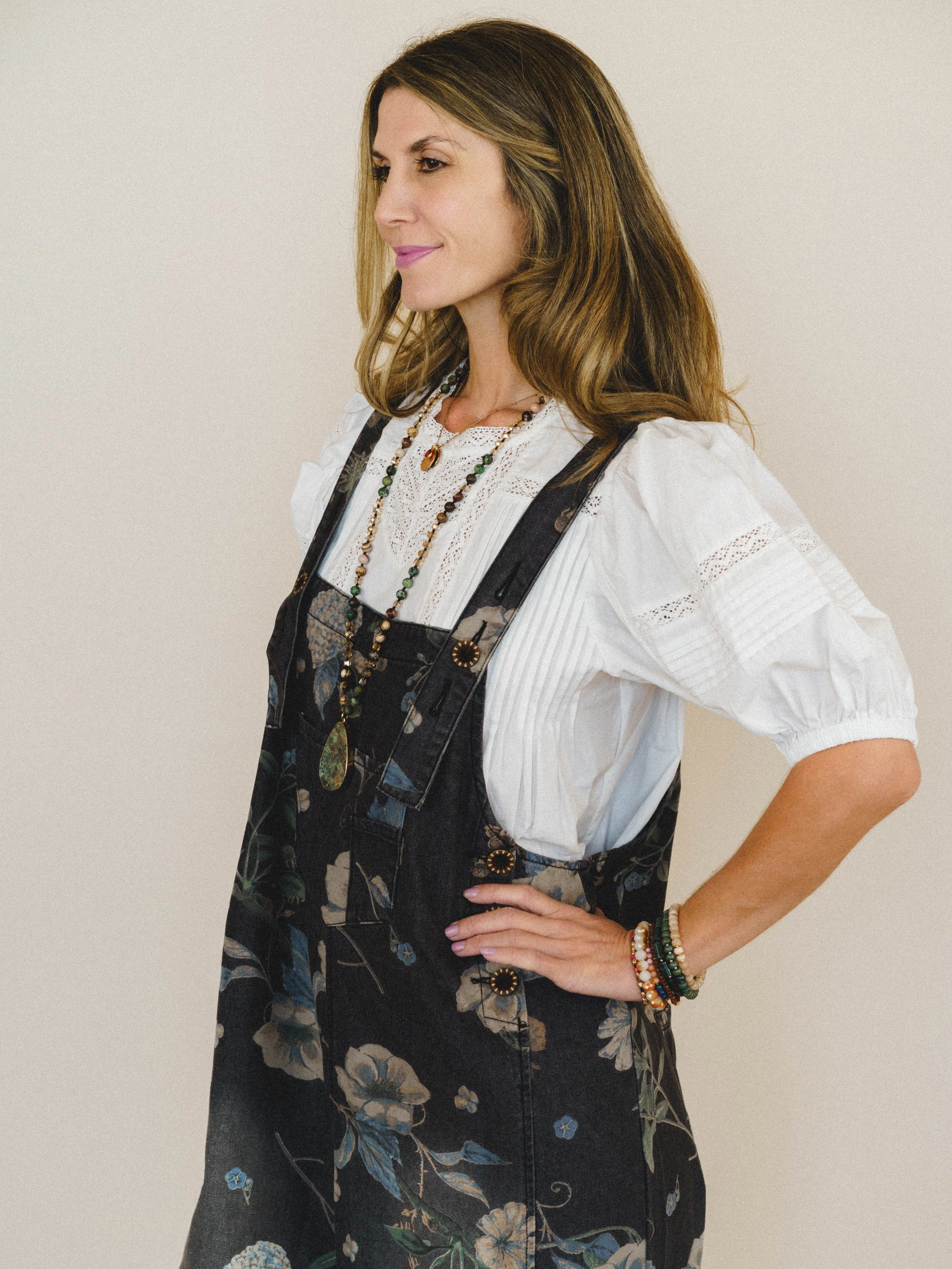 High Hopes Slouchy Denim Overalls - Black Denim - Image 5