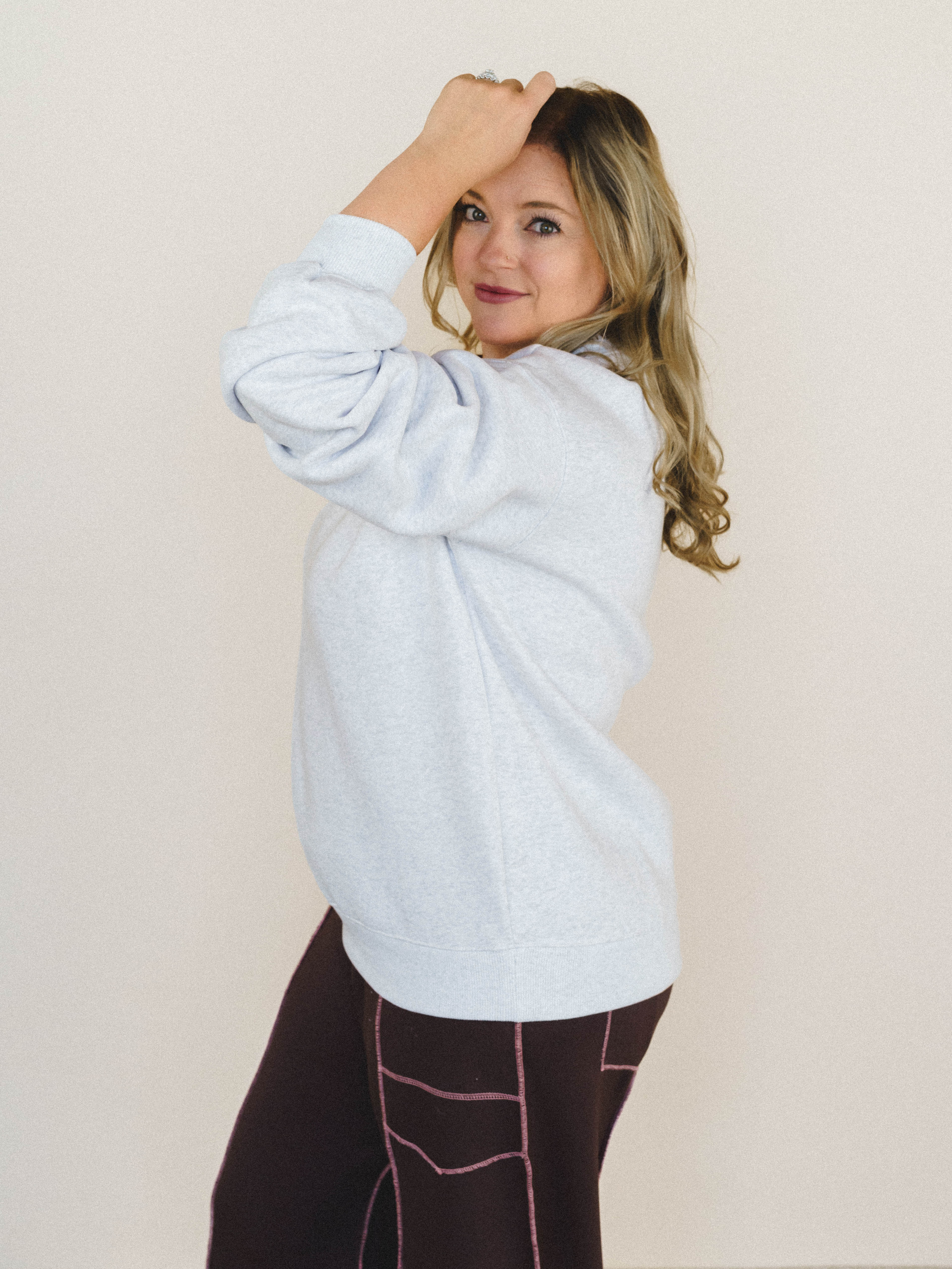 Hold My Horses Sweatshirt - Heather Gray - Image 2
