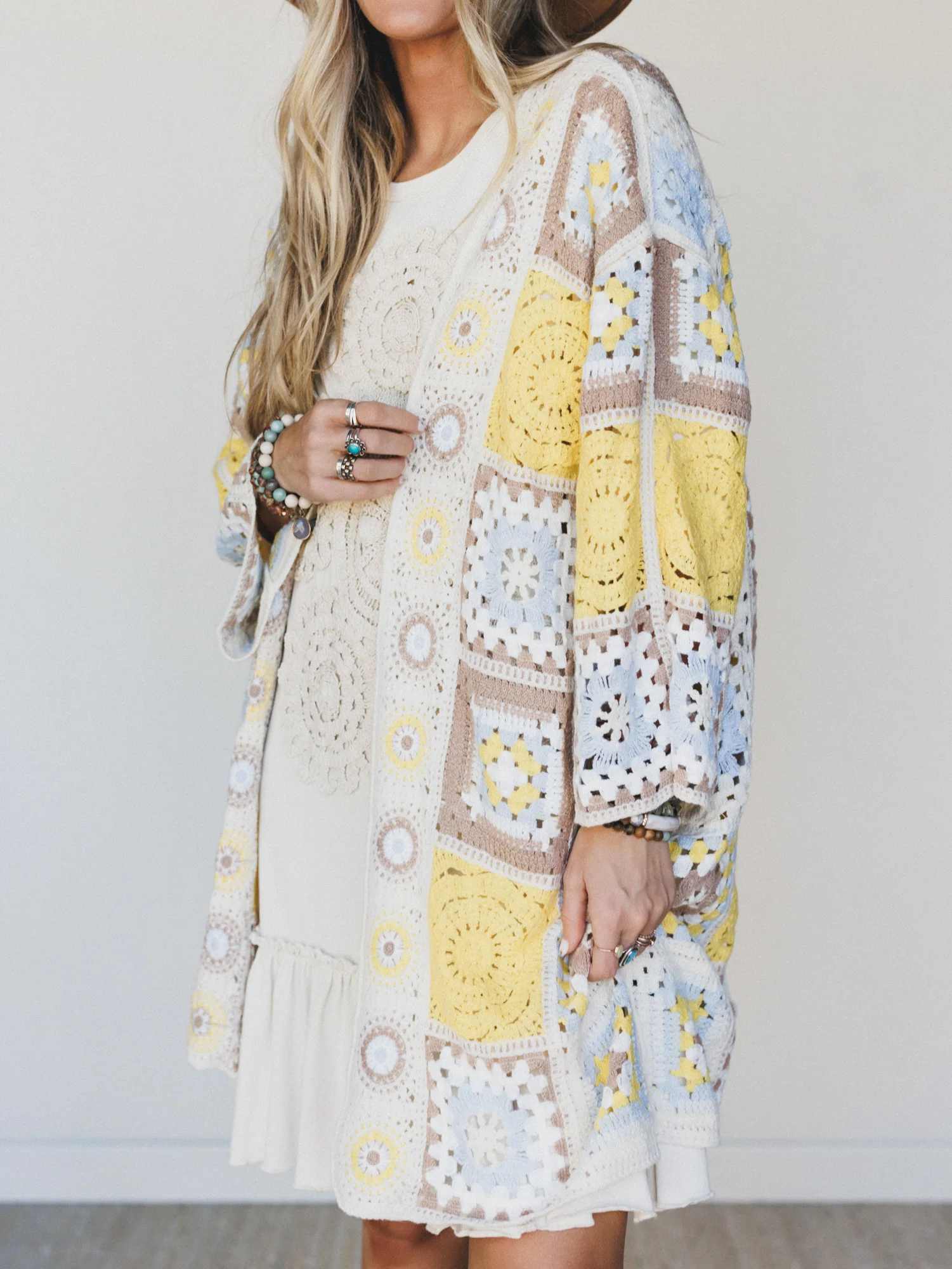 Holiday Journey Cardigan - Yellow Multi - Image 2