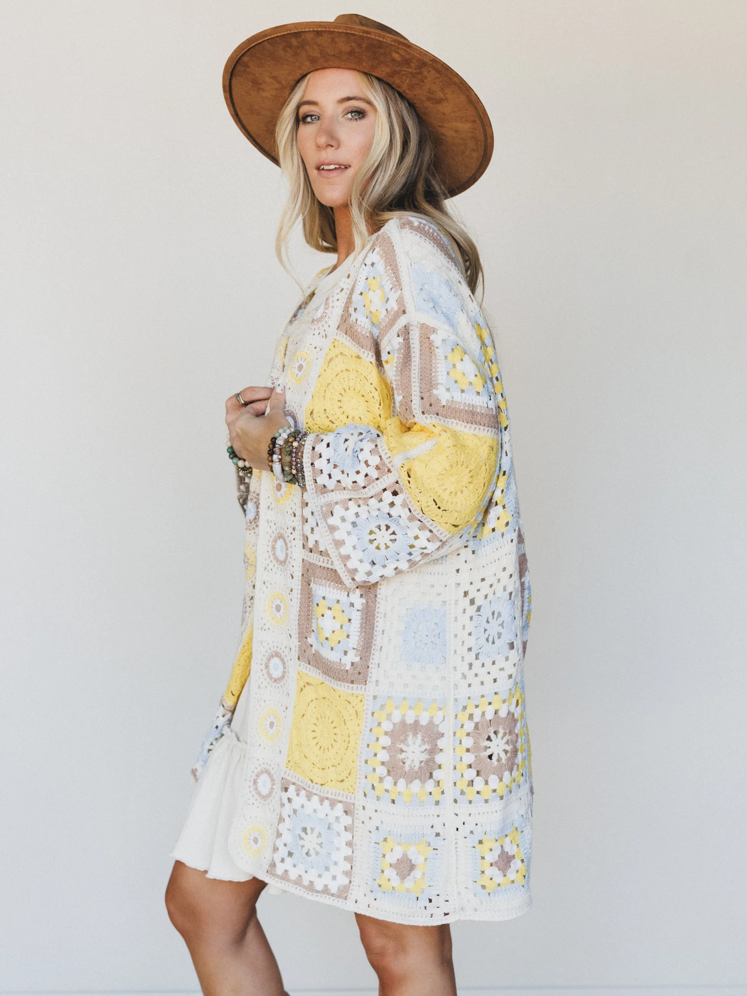 Holiday Journey Cardigan - Yellow Multi - Pre Order - Image 2