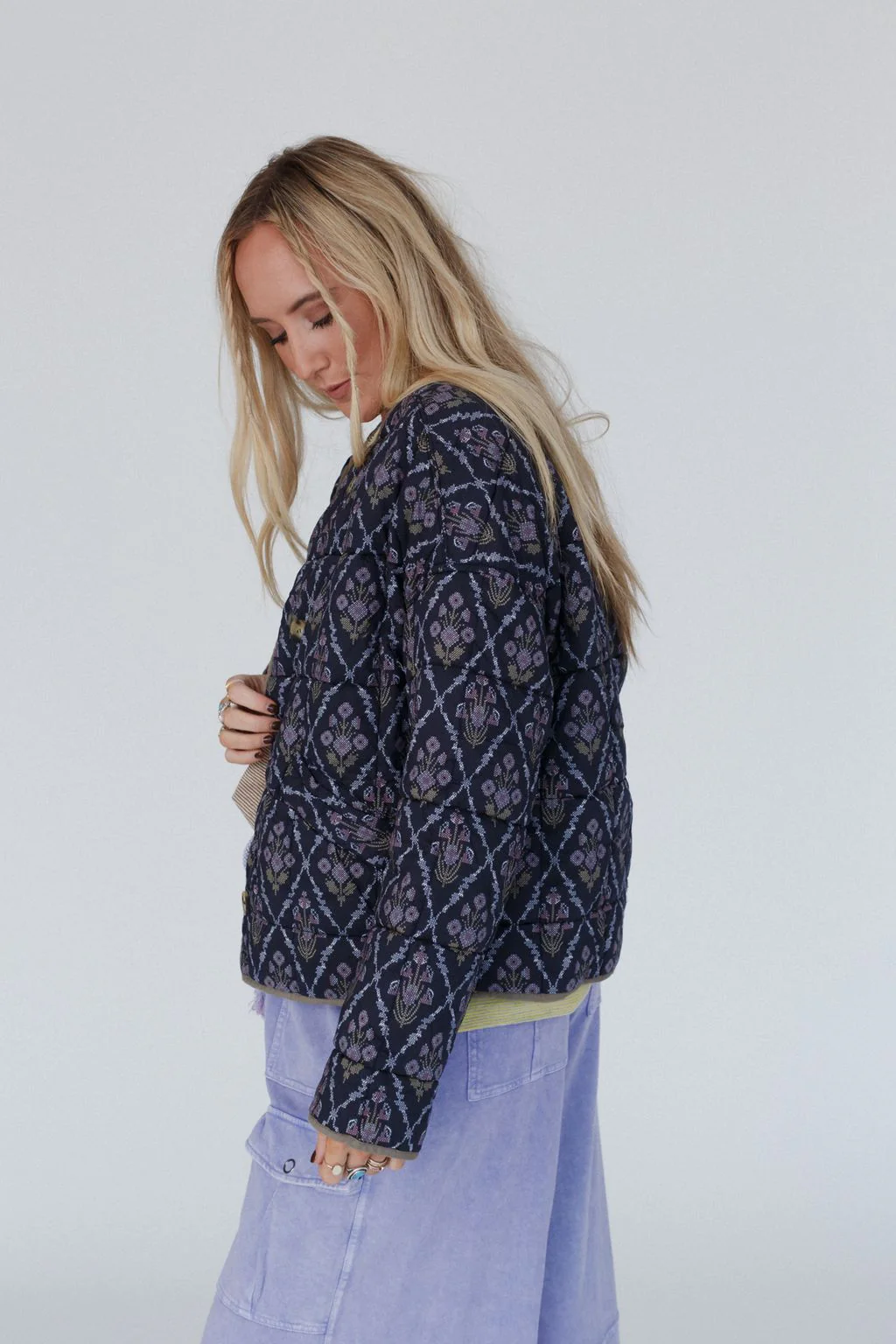 Homestead Hug Floral Jacket - Blue - Image 10