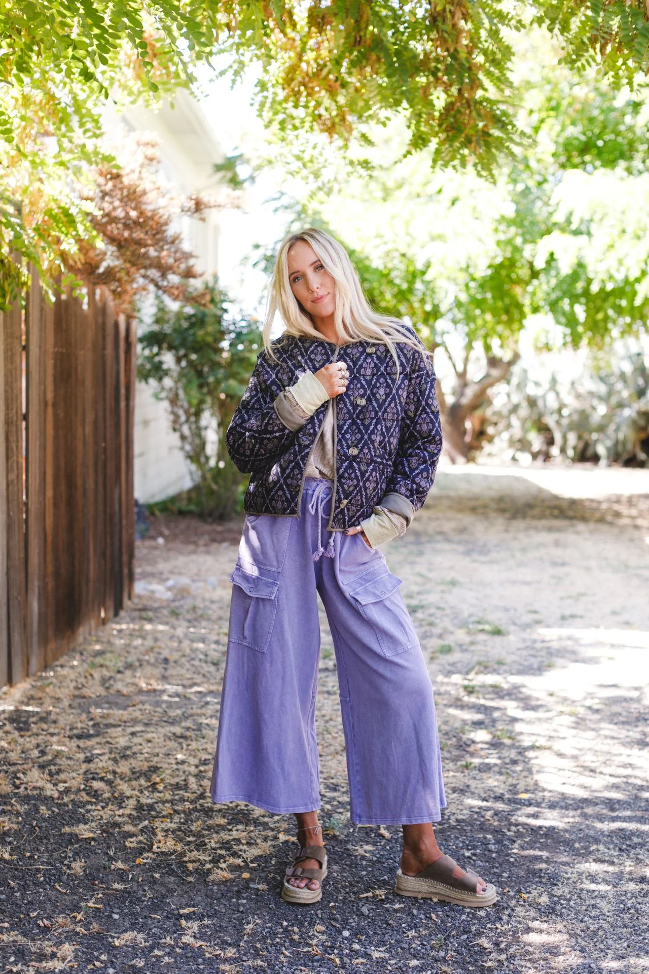Homestead Hug Floral Jacket - Blue - Image 8