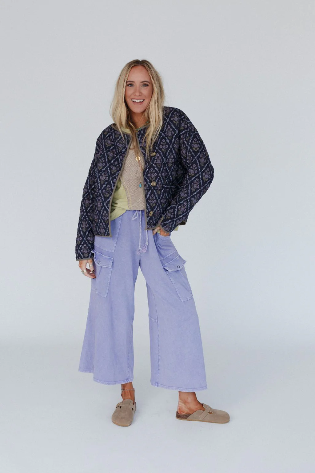 Homestead Hug Floral Jacket - Blue - Image 9
