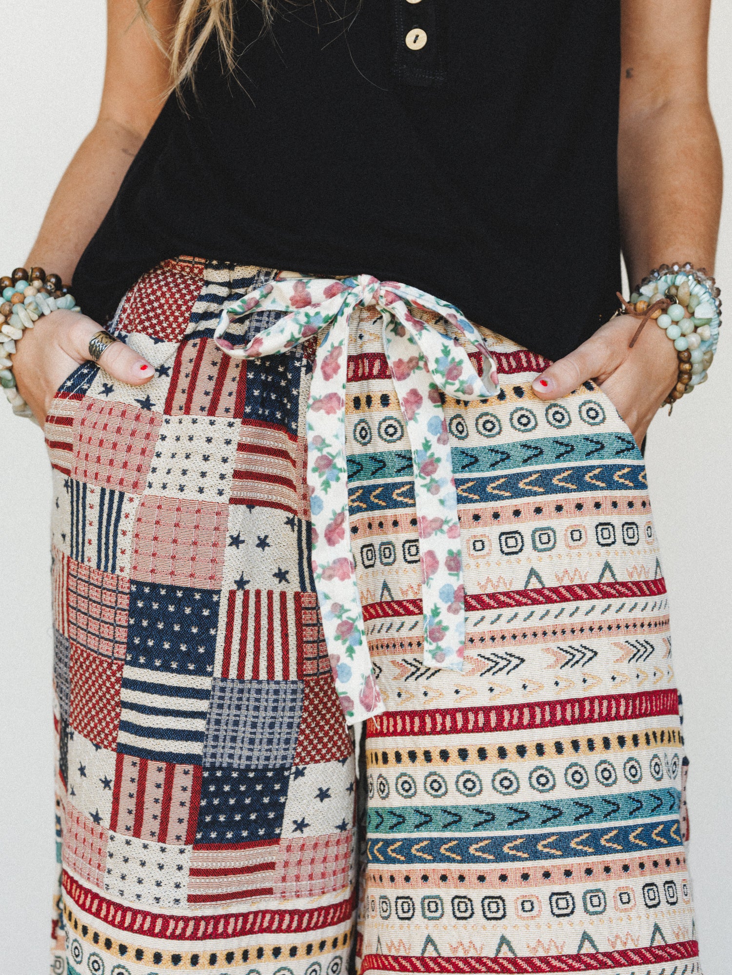 Hometown Effect Pants - Almond Multi - Image 3